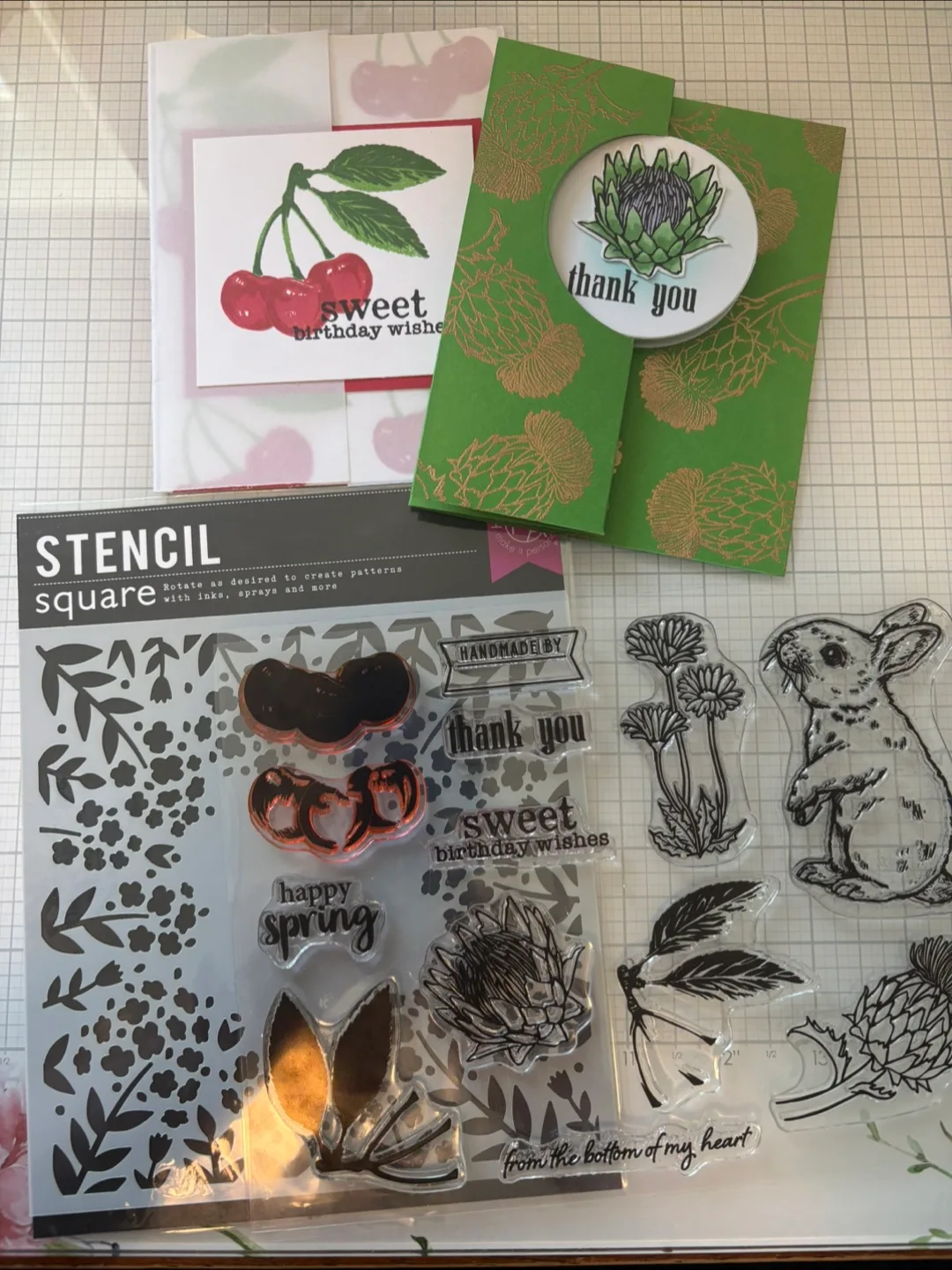 Hero Arts stamp & Stencil Set thumbnail