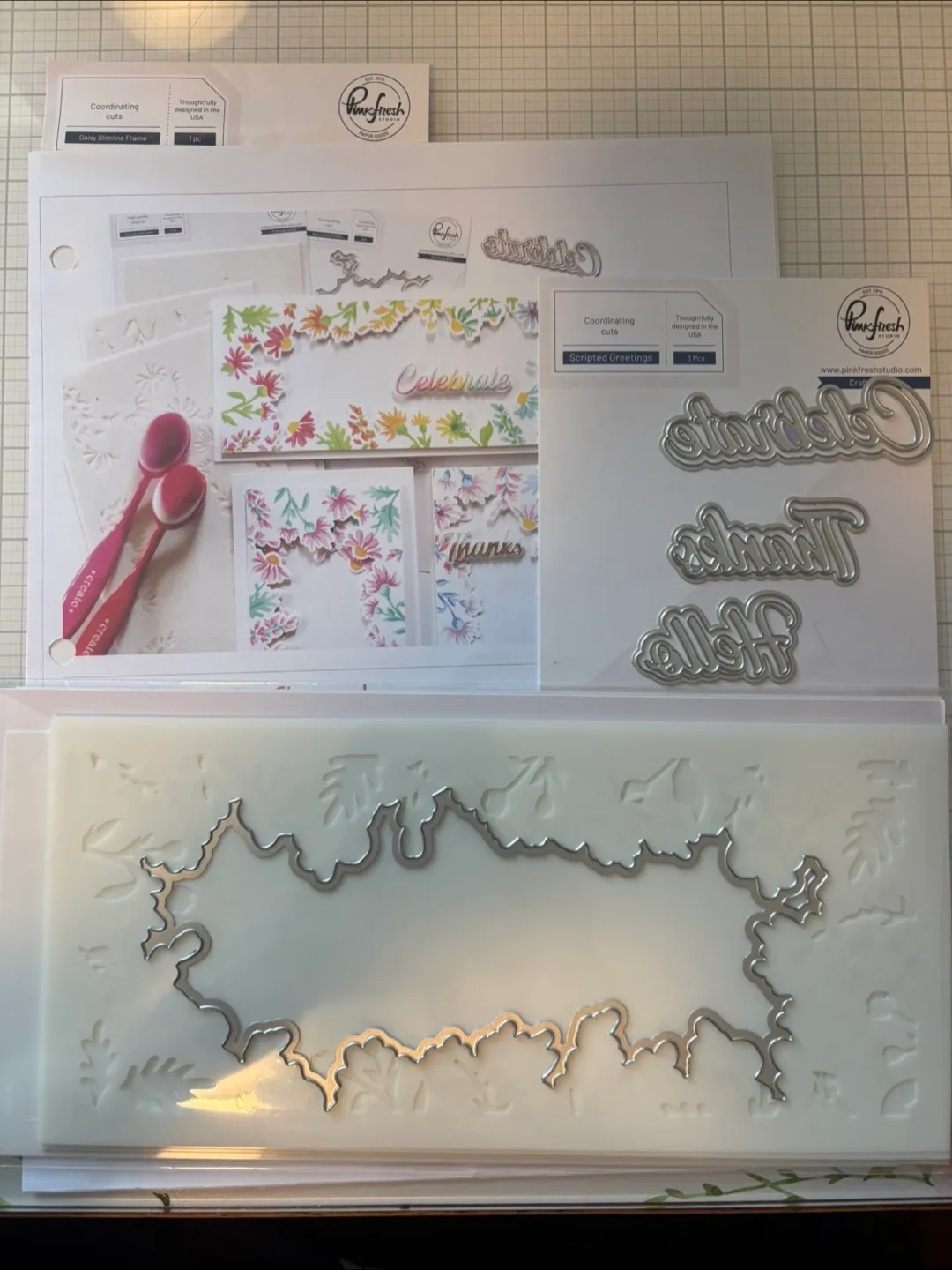Pinkfresh Studio Craft Dies & Stencil Set thumbnail