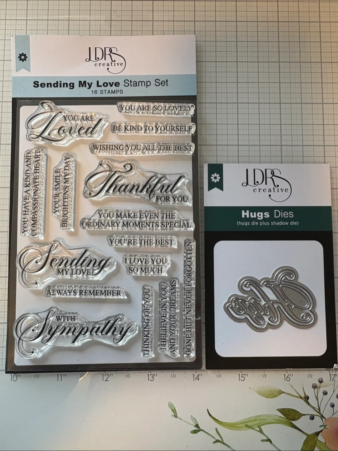 LDRS Creative Sending My Love Stamp Set & Hugs Dies thumbnail