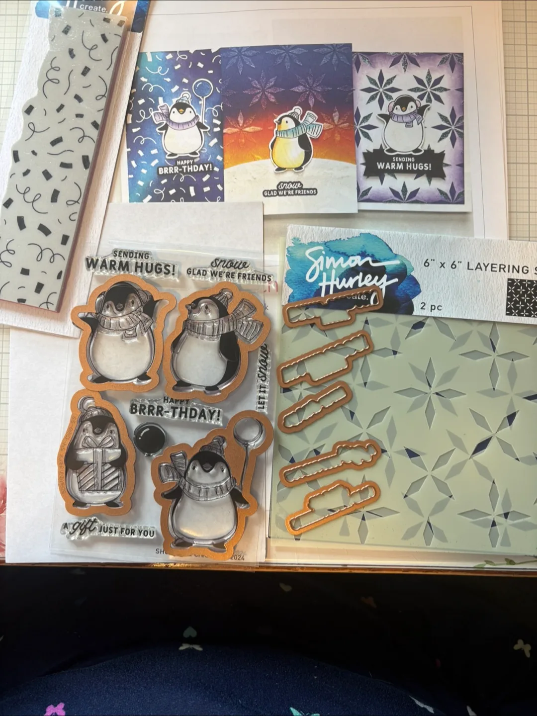 Simon Hurley Penguin Stamp & Die Set thumbnail