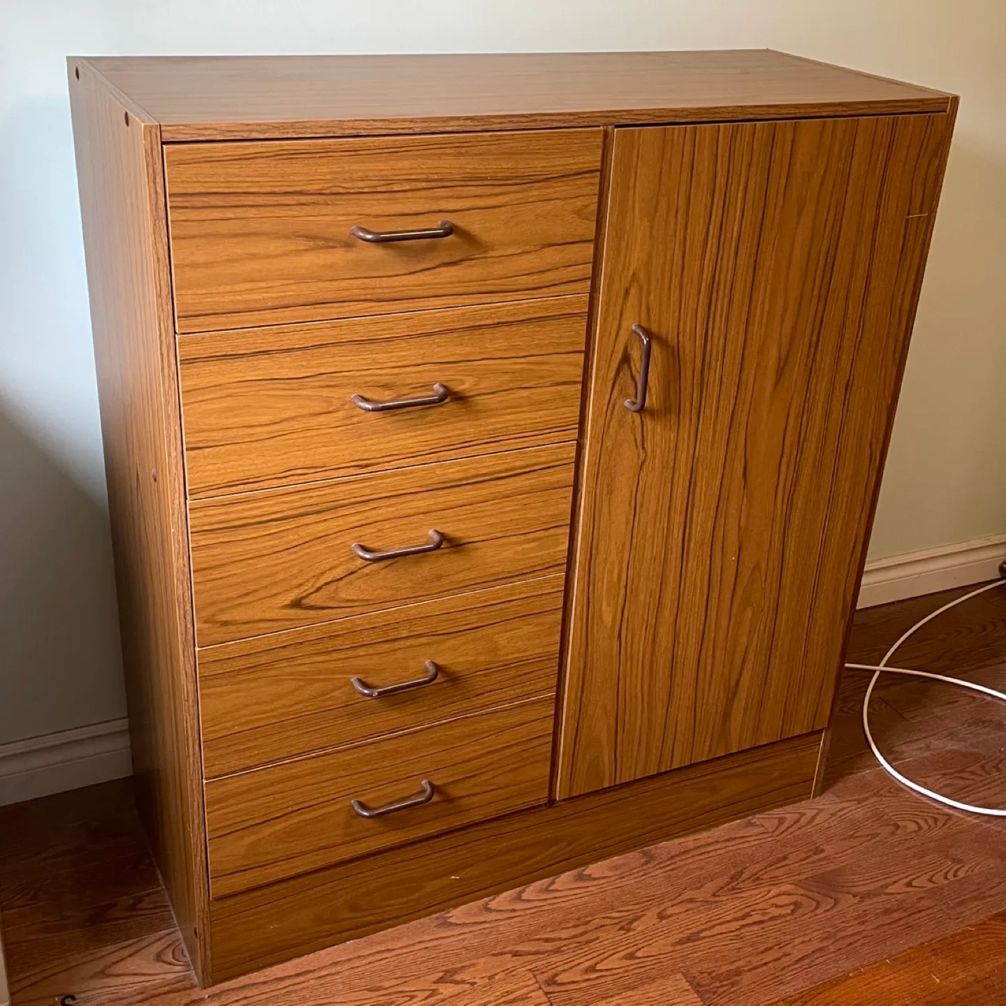 Wood Dresser with Drawers & Cabinet image indicator(2)