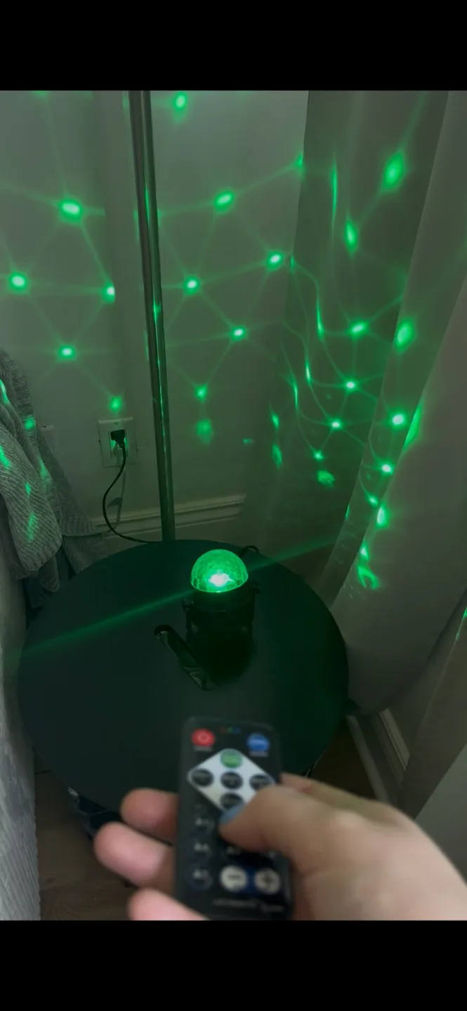 Sound-Activated Disco Party Light with Remote image indicator(5)