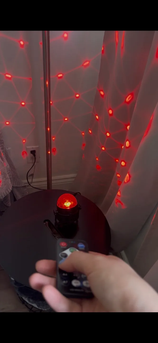 Sound-Activated Disco Party Light with Remote image indicator(4)