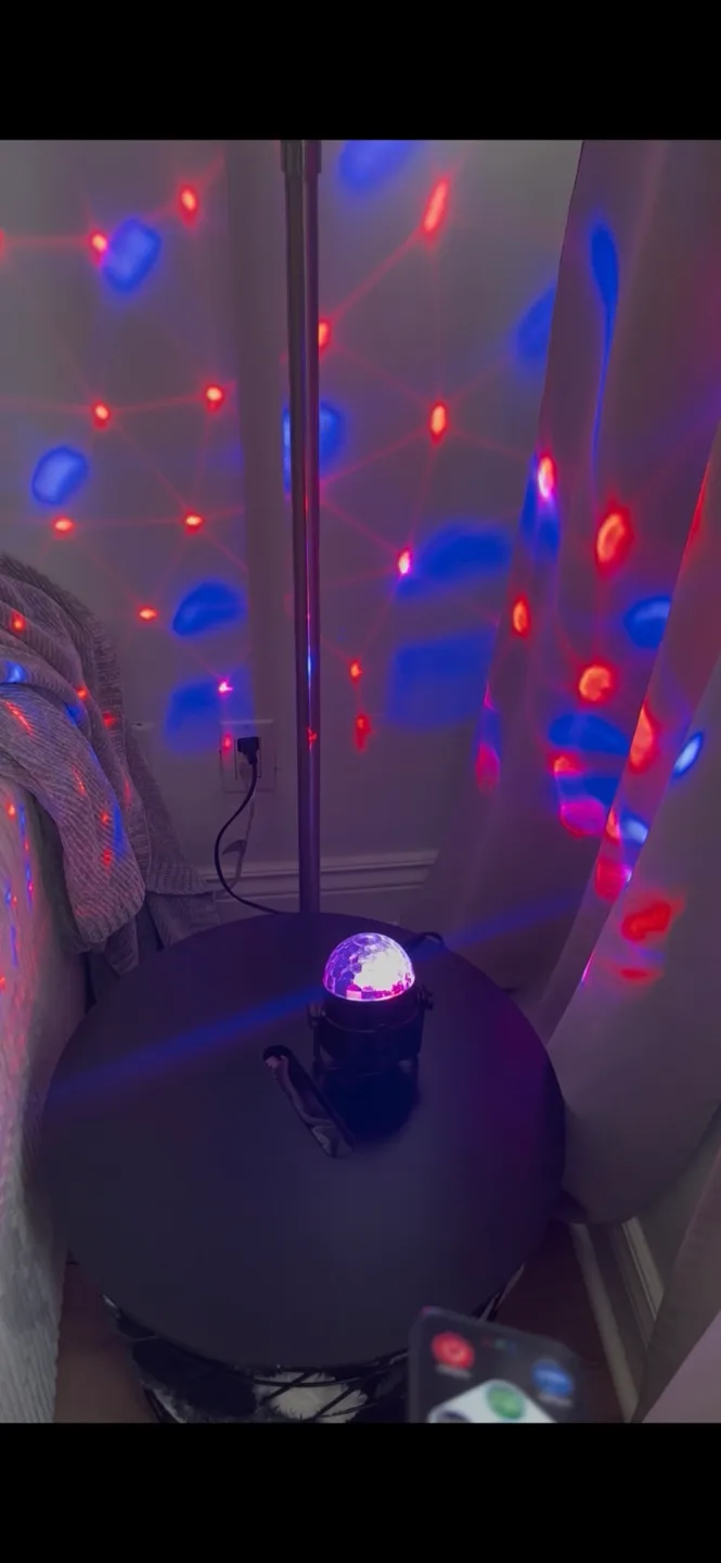 Sound-Activated Disco Party Light with Remote image indicator(7)