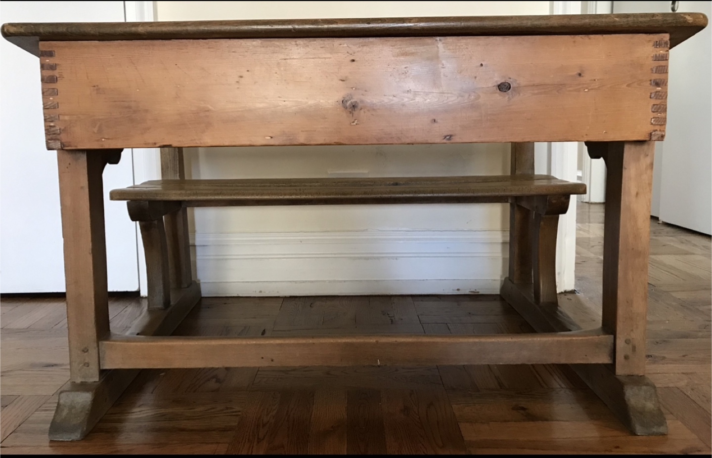 ANTIQUE FRENCH School Desk - photo 4