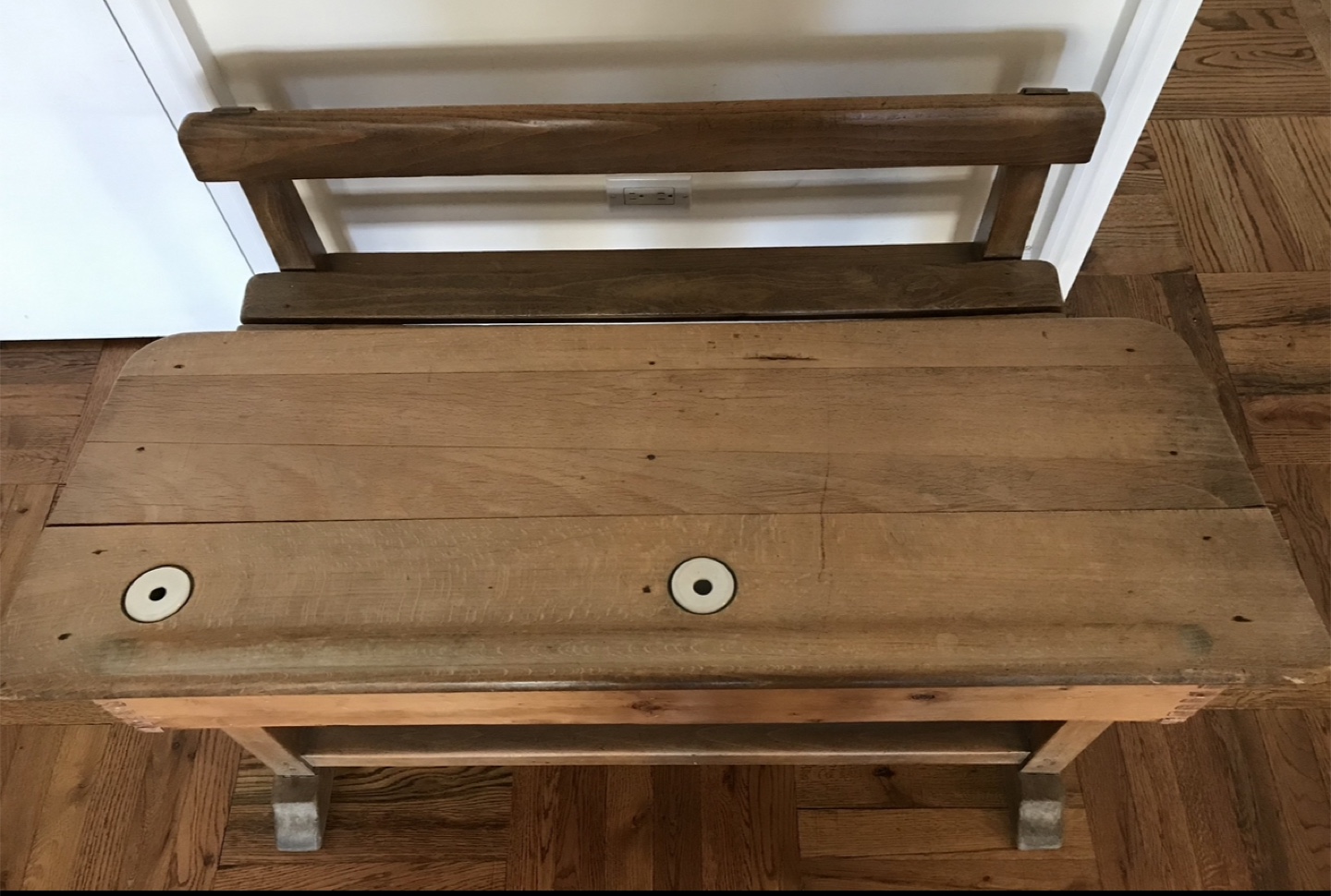 ANTIQUE FRENCH School Desk - photo 3