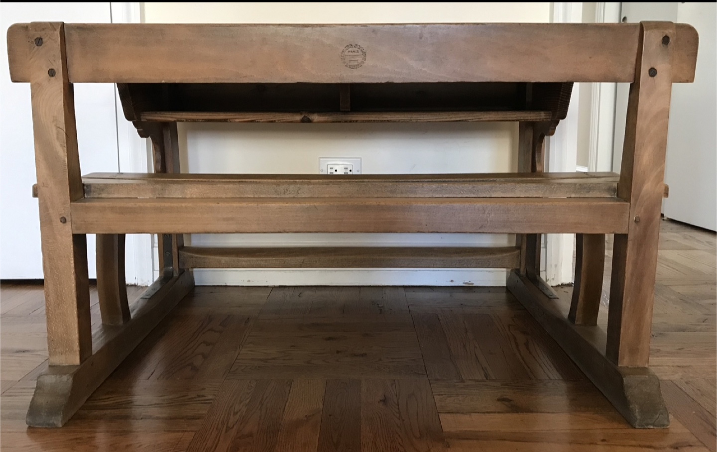 ANTIQUE FRENCH School Desk - photo 5
