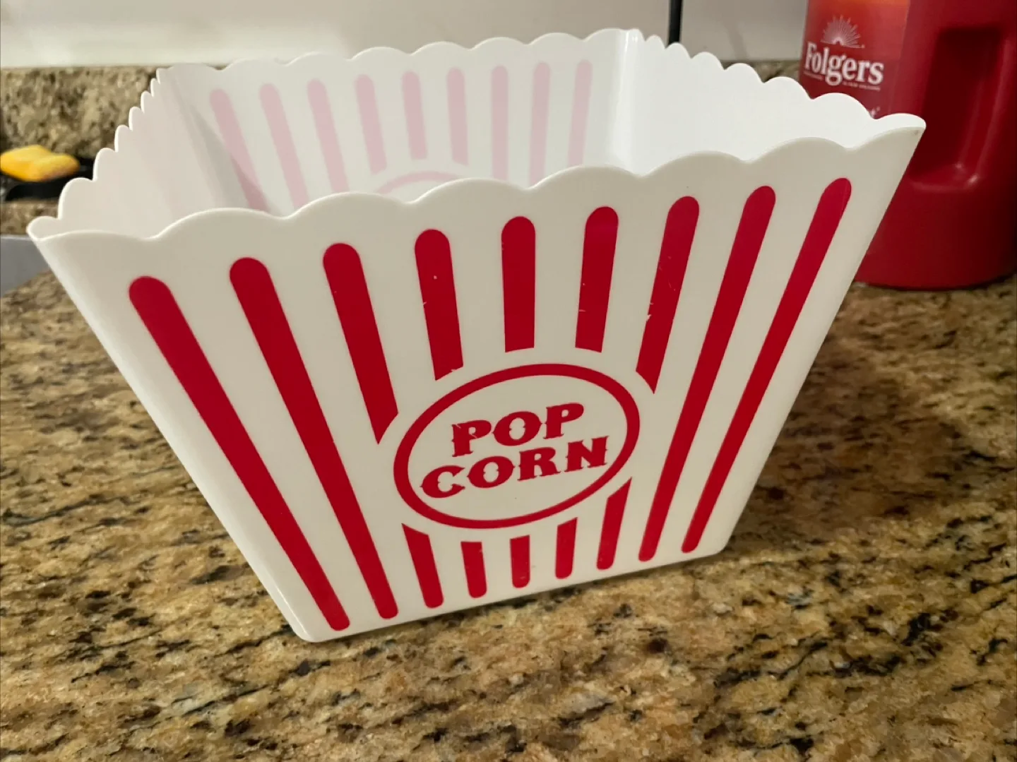 Popcorn Container - Red and White Striped thumbnail