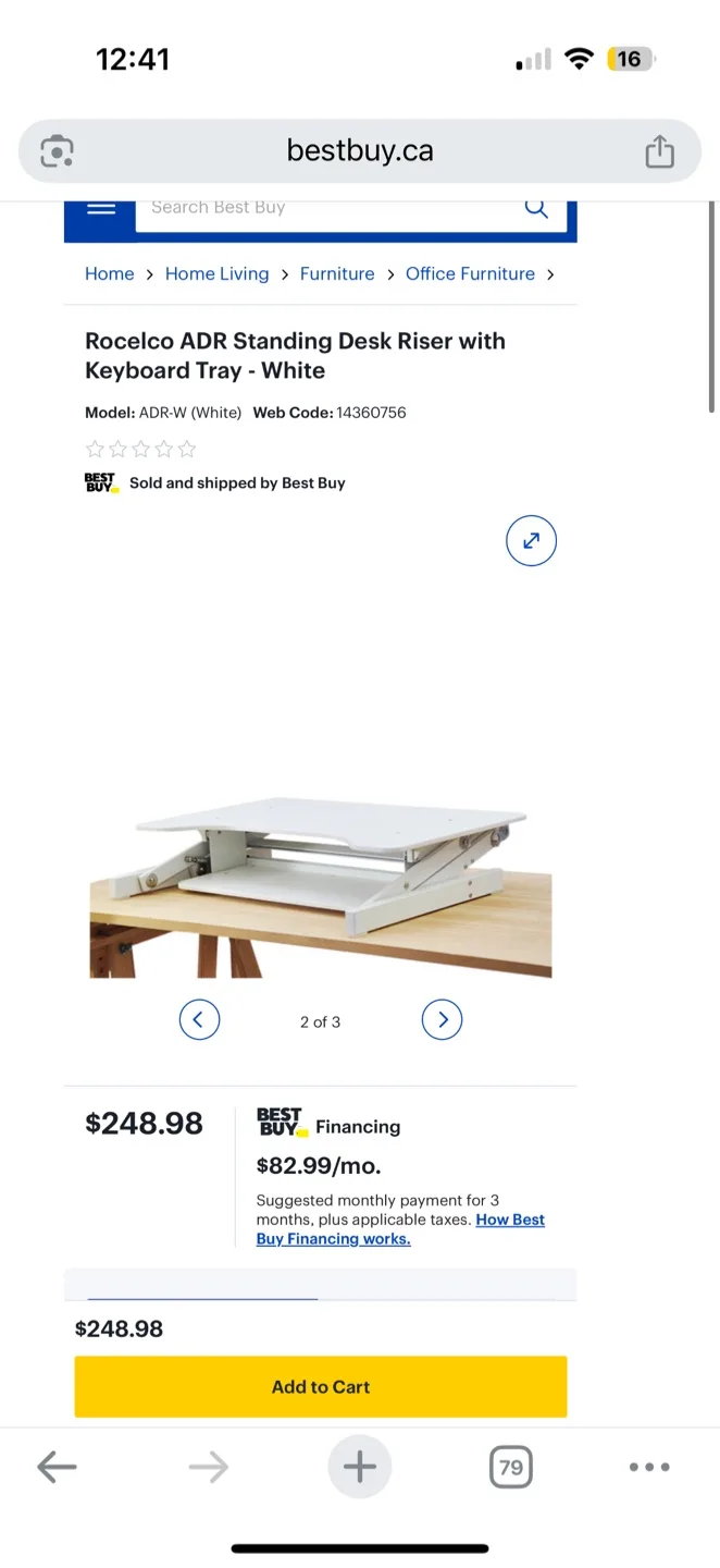 Brand new sit to stand desk adjuster $100 image indicator(6)