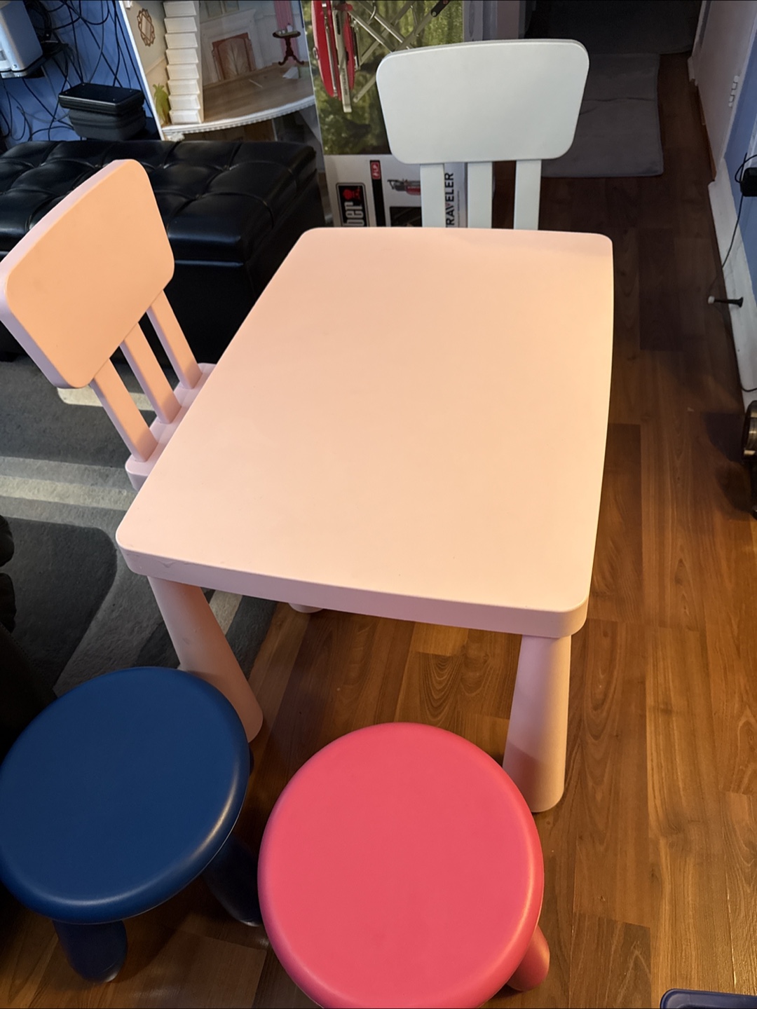 Ikea Lätt Children's Table with 2 Stools