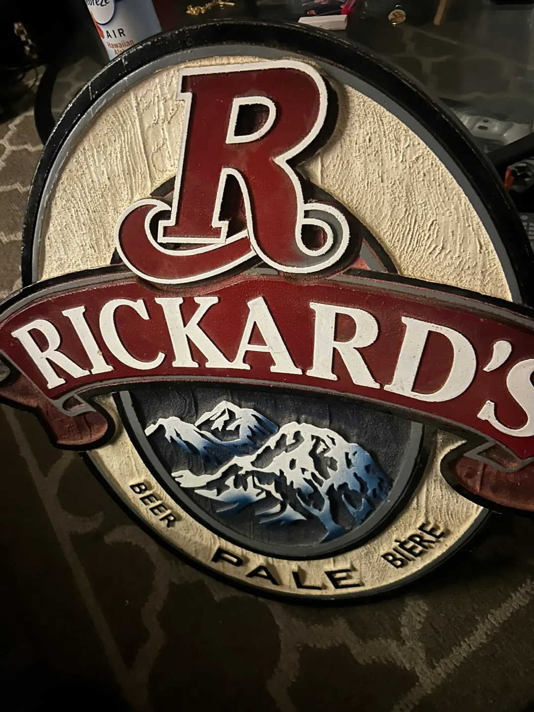 Rickard's Beer 18" x 24"  Sign thumbnail