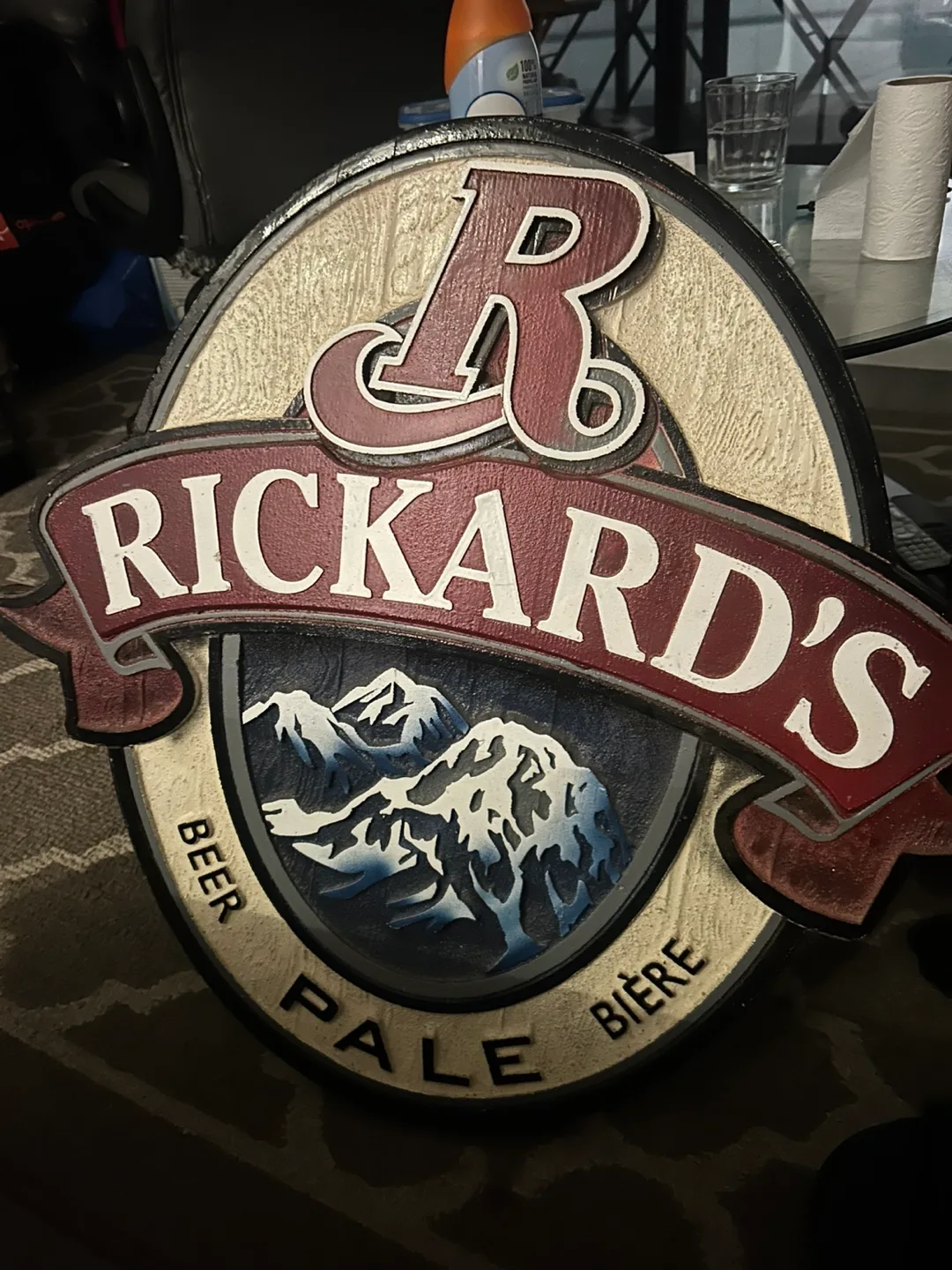 Rickard's Beer 18" x 24"  Sign image indicator(2)