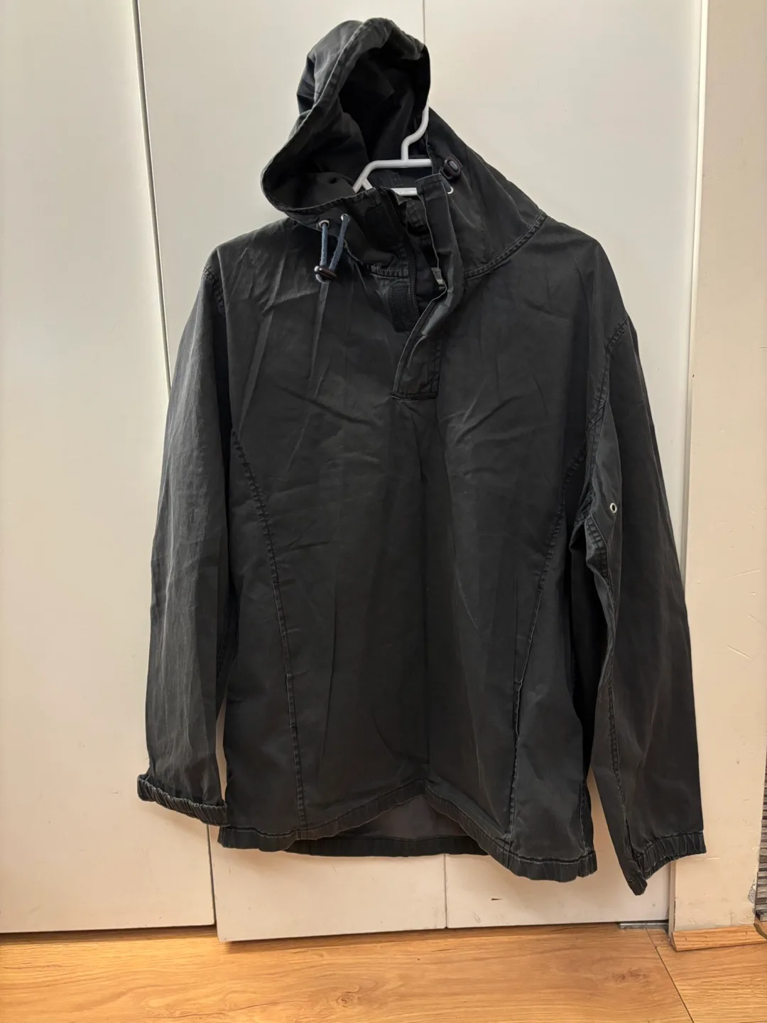Calvin Klein Jeans Black Hooded Jacket - Size M thumbnail