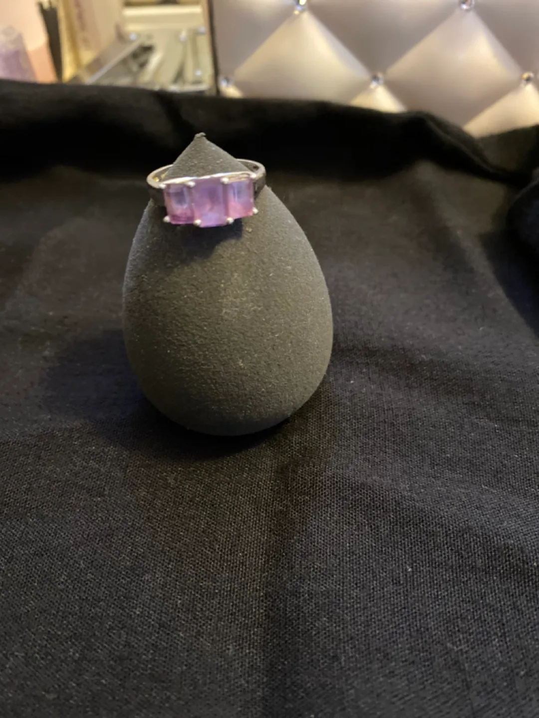 Purple Stone Ring thumbnail