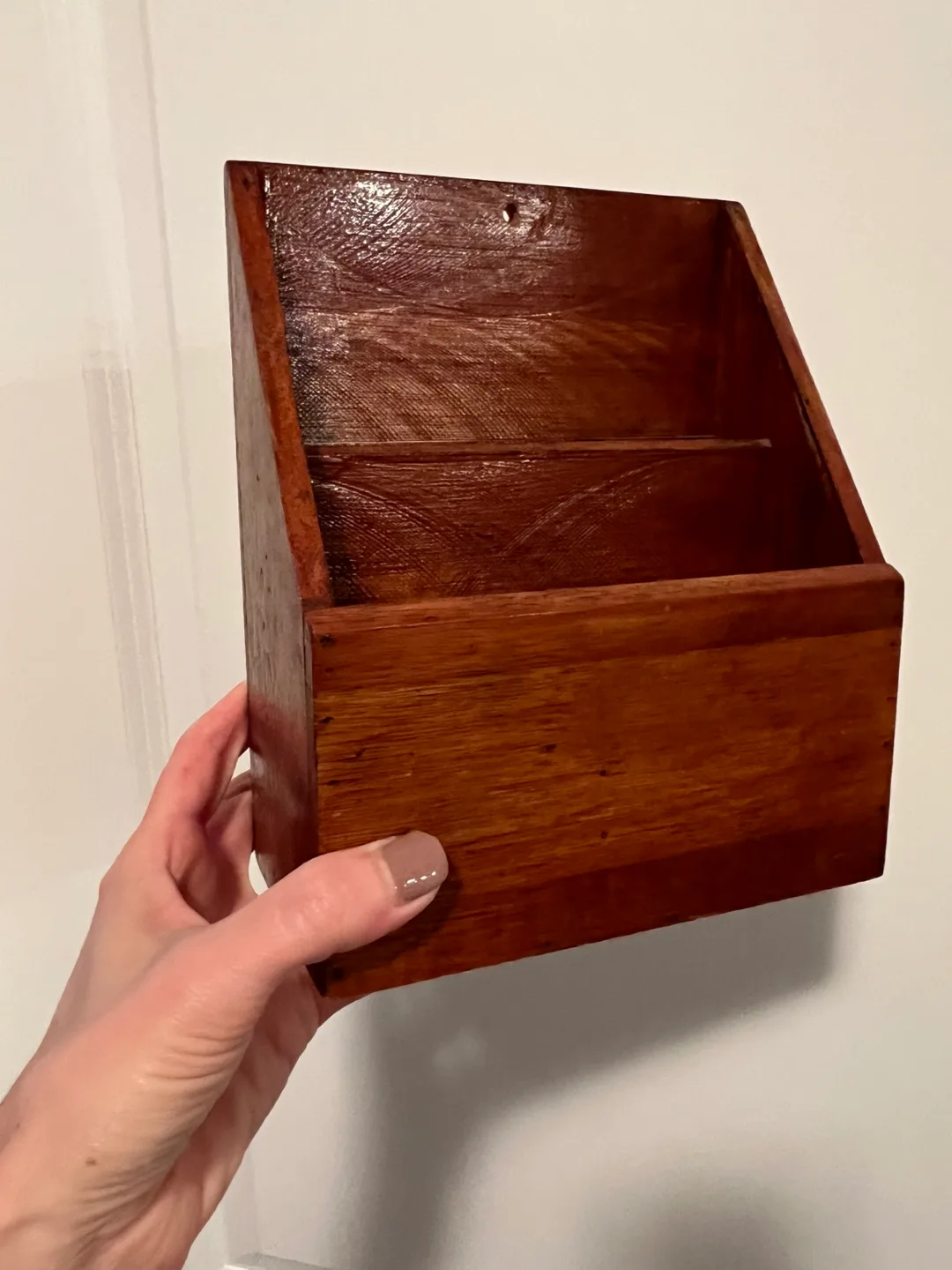 Vintage Wooden Wall Organizer thumbnail