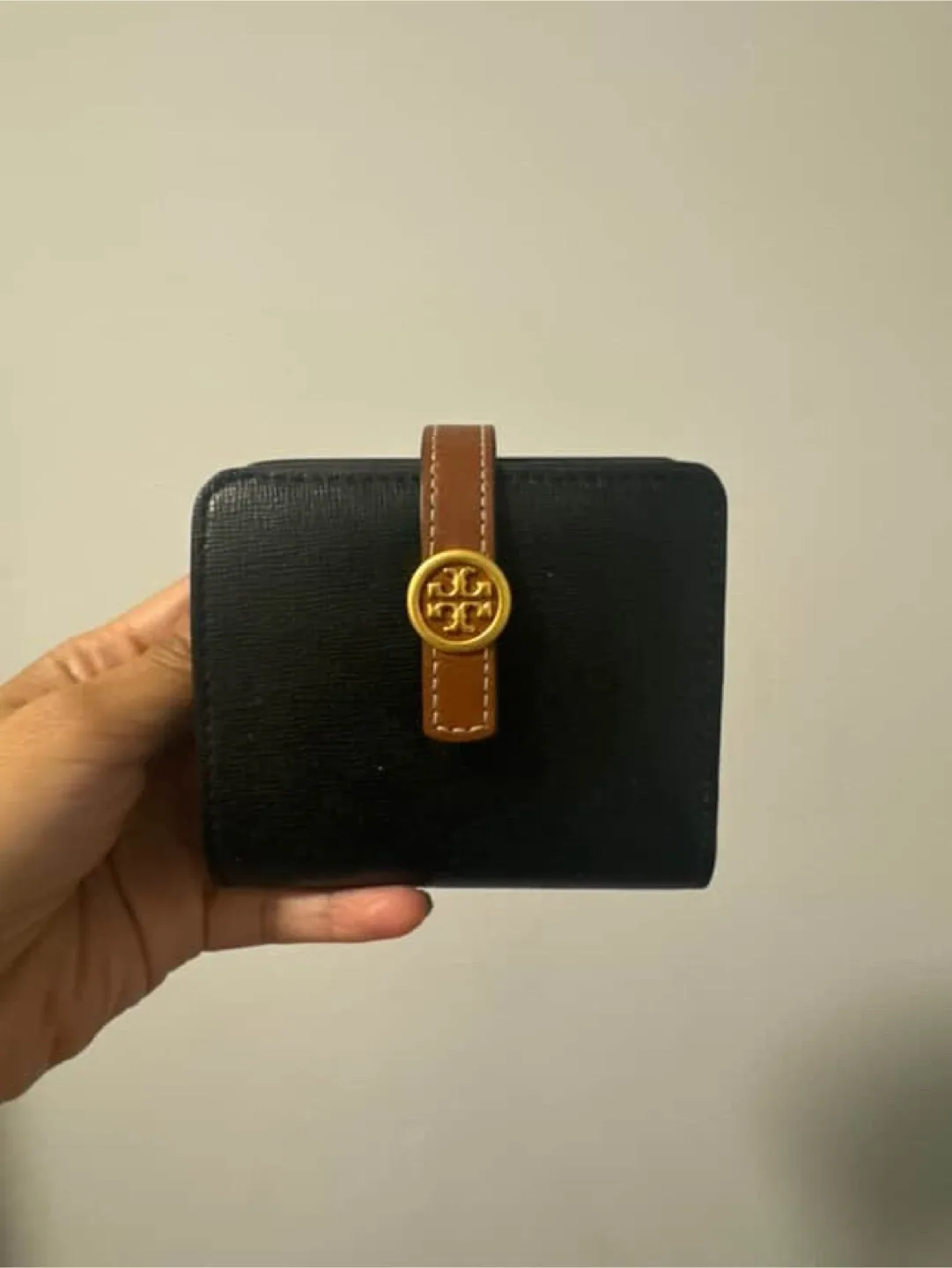 Tory Burch Black Leather Wallet thumbnail