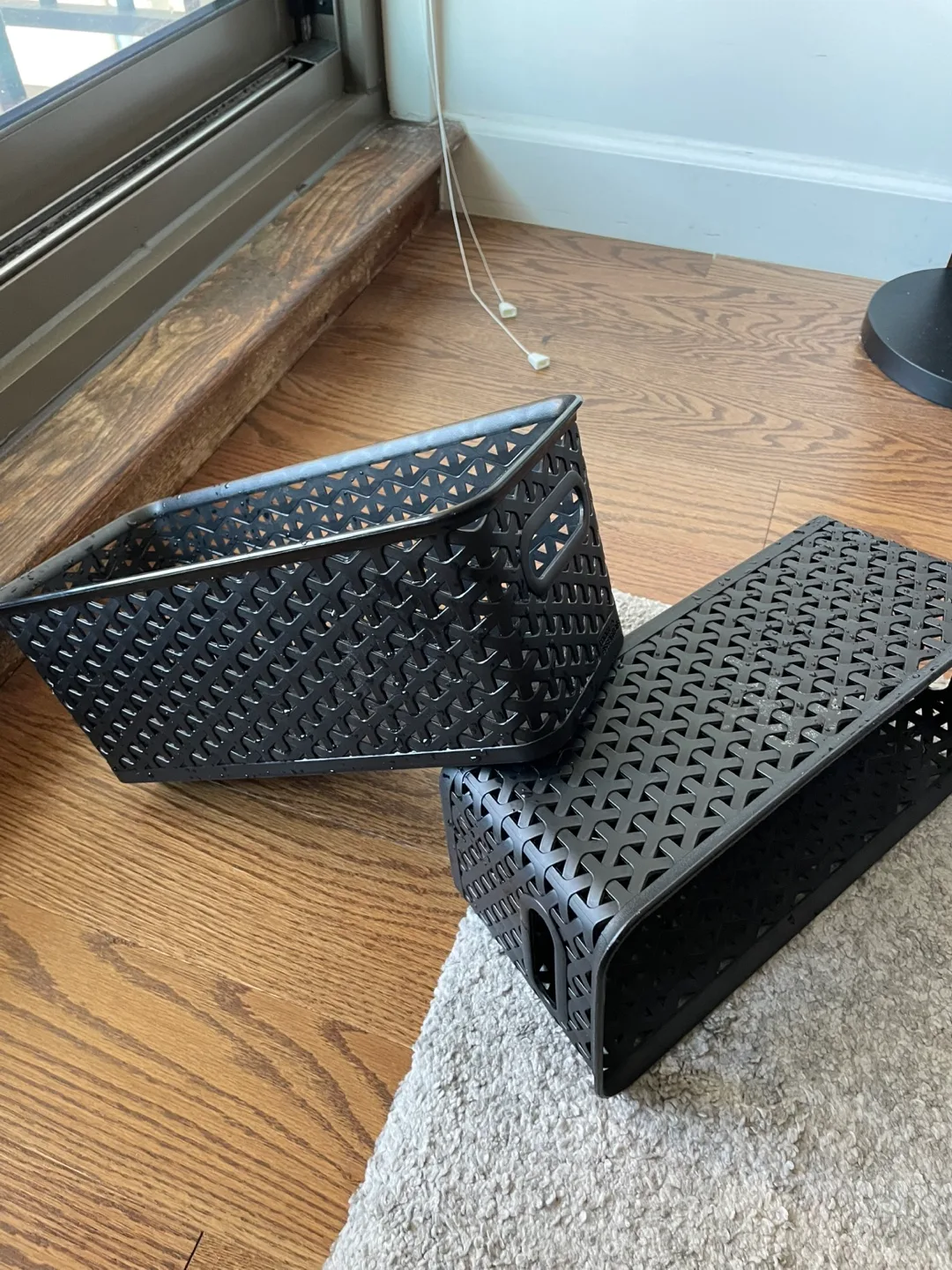 Black Mesh Storage Baskets thumbnail