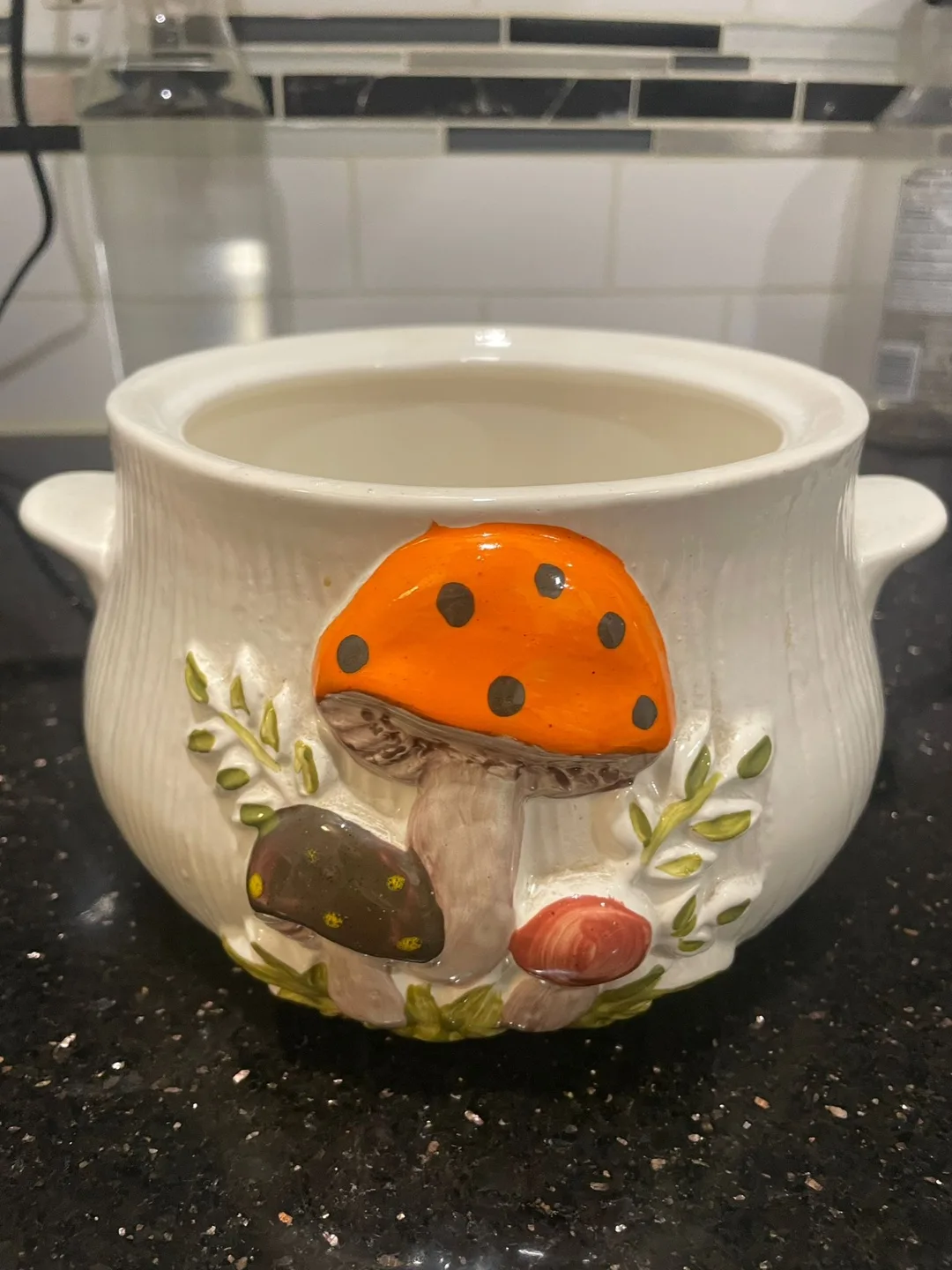 Mushroom Ceramic Soup Pot thumbnail