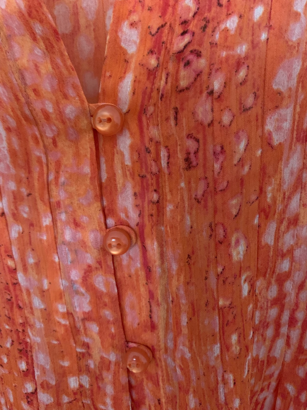 Jones New York Orange Sleeveless Blouse - Size M - photo 3
