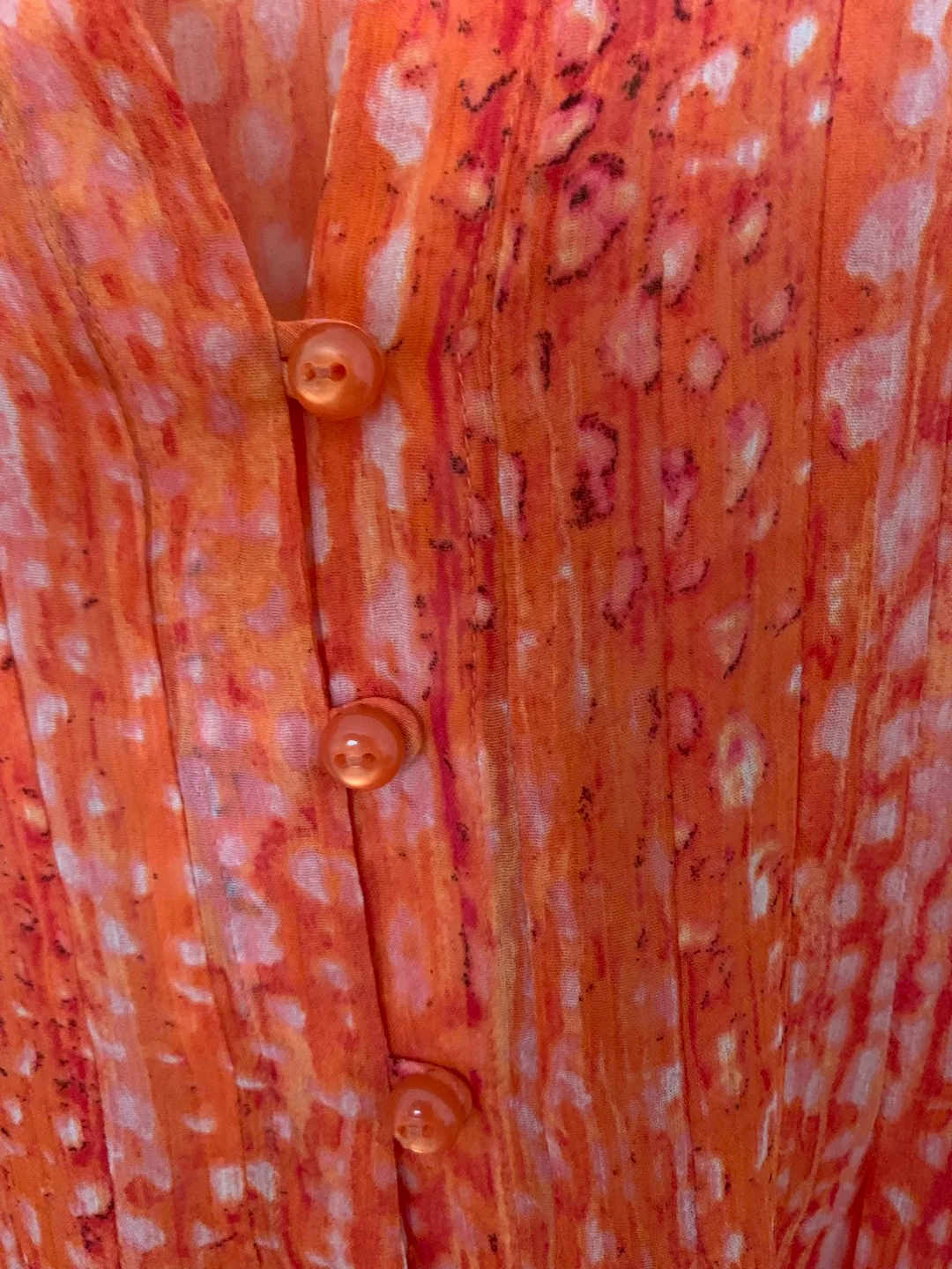 Jones New York Orange Sleeveless Blouse - Size M image indicator(3)