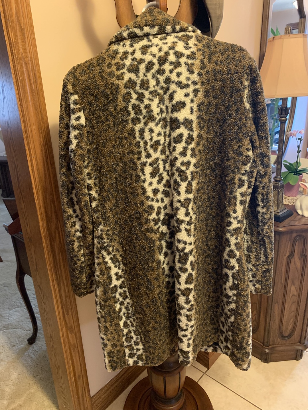 French Connection Leopard Print Coat - Size M - photo 2