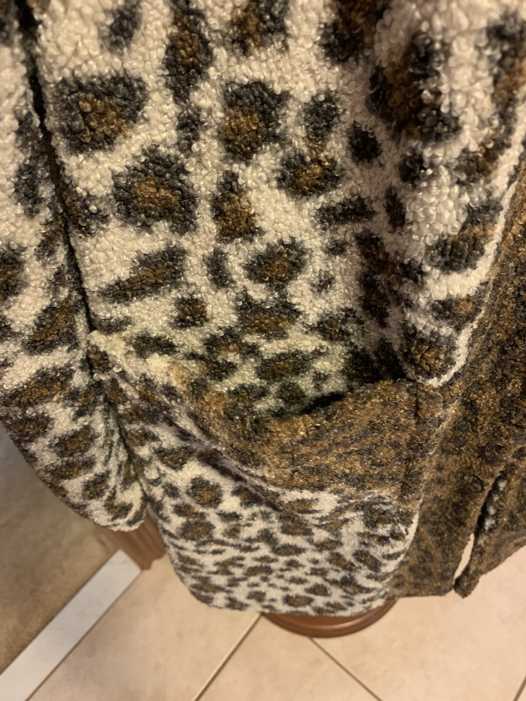 French Connection Leopard Print Coat - Size M - photo 4