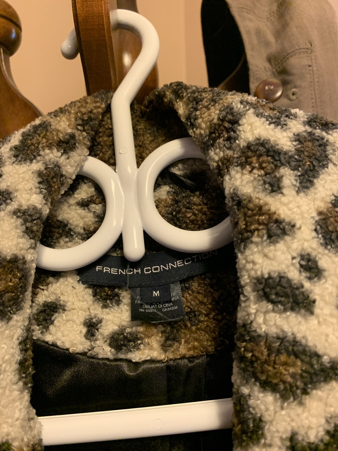 French Connection Leopard Print Coat - Size M - photo 3