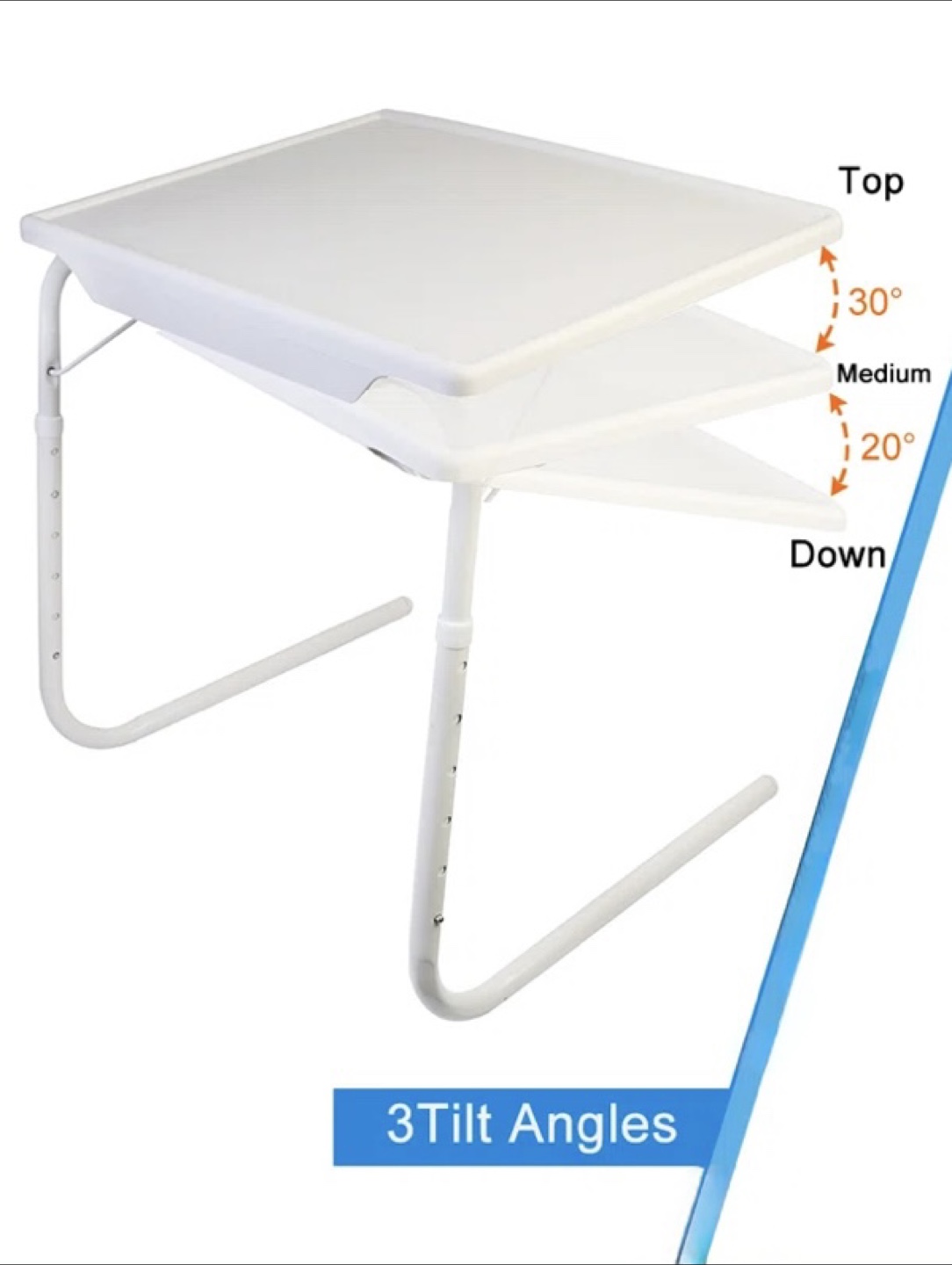 Adjustable White Table Mate - photo 2