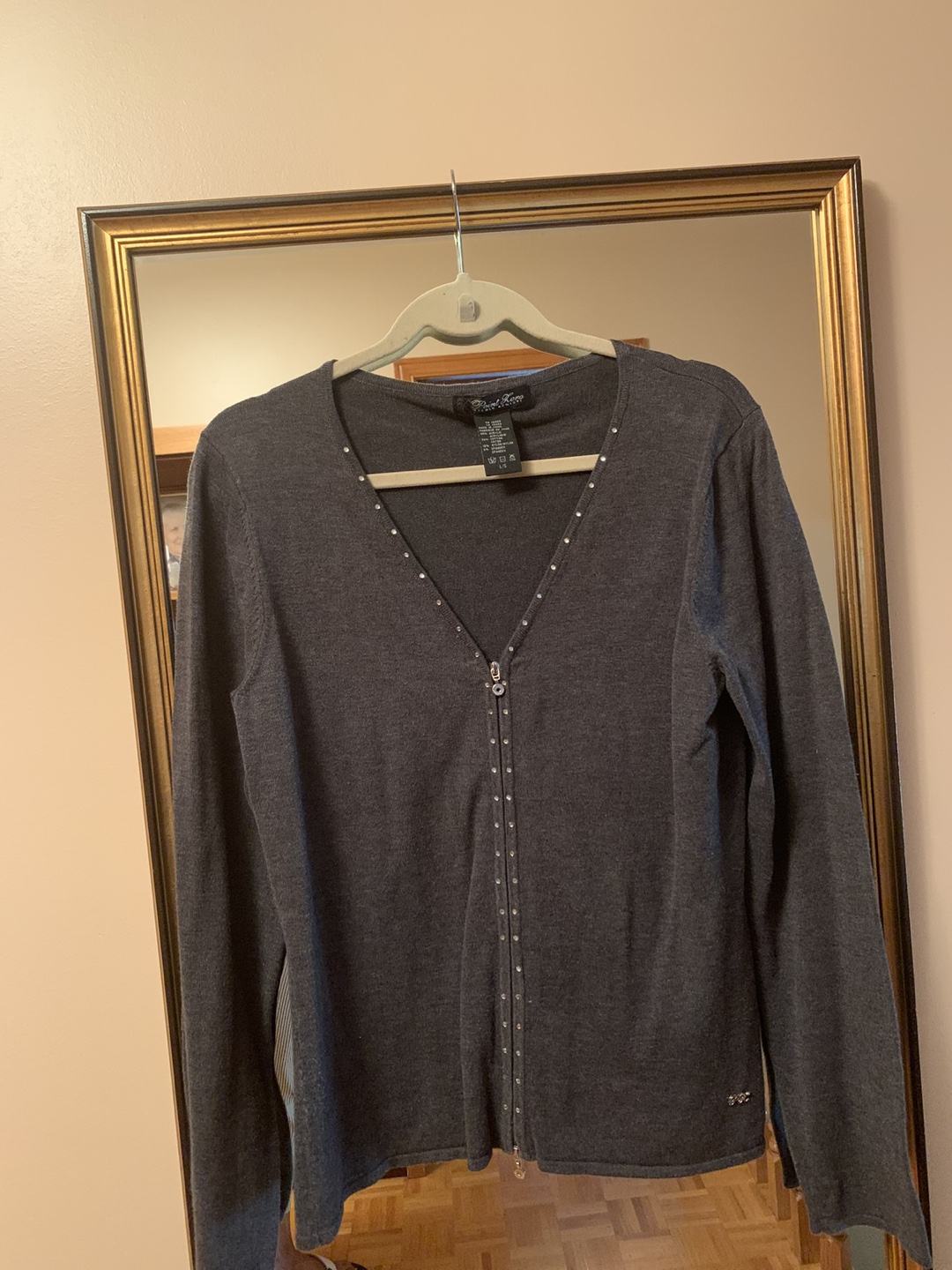Point Zero Grey Cardigan - Size M - photo 2