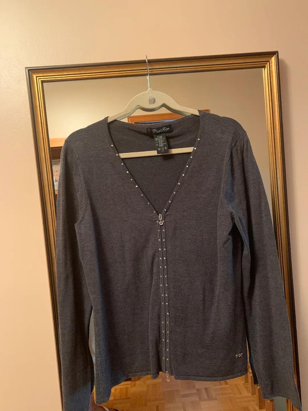 Point Zero Grey Cardigan - Size M image indicator(2)