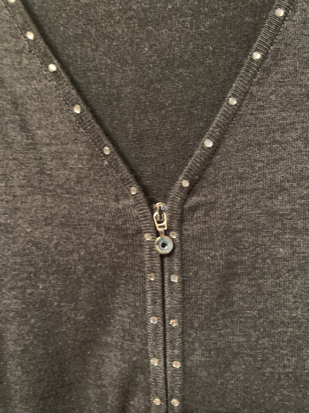 Point Zero Grey Cardigan - Size M