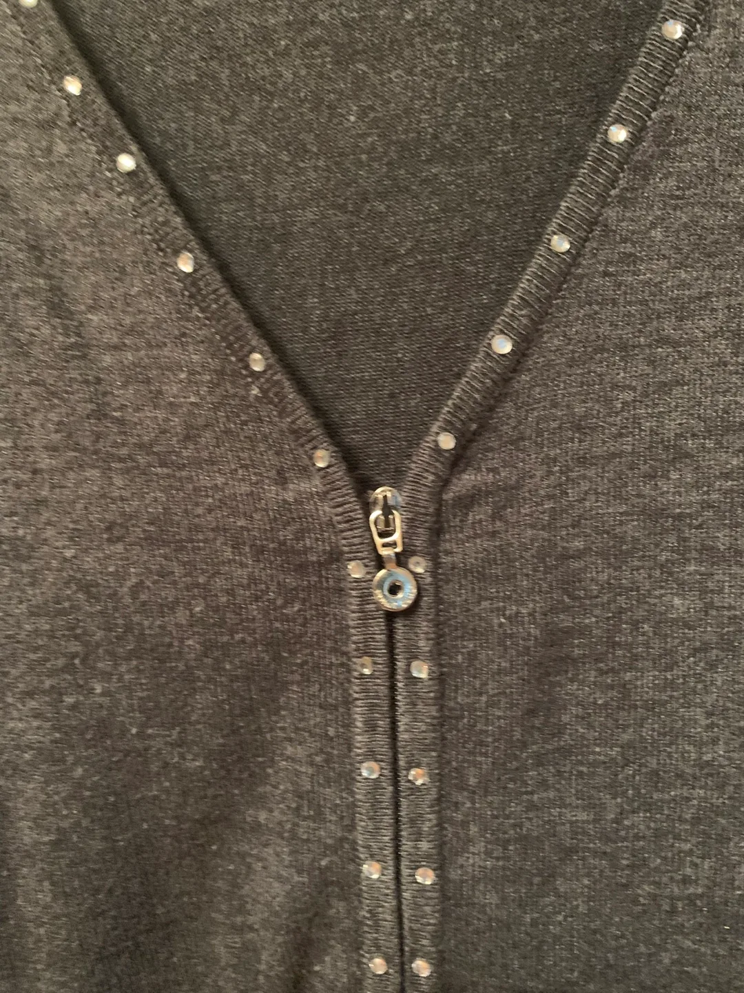 Point Zero Grey Cardigan - Size M