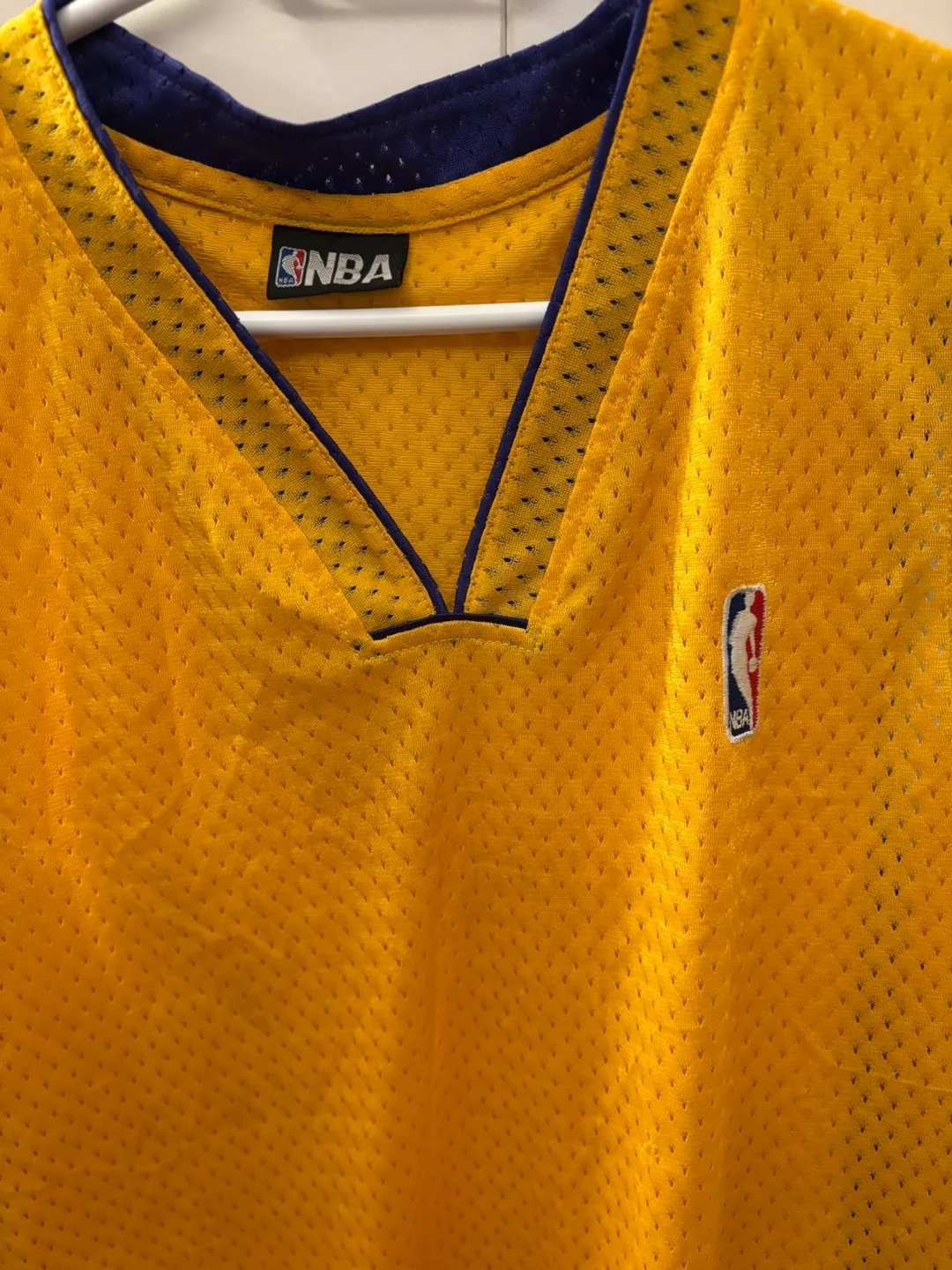 NBA Lakers Jersey - Yellow & Purple thumbnail