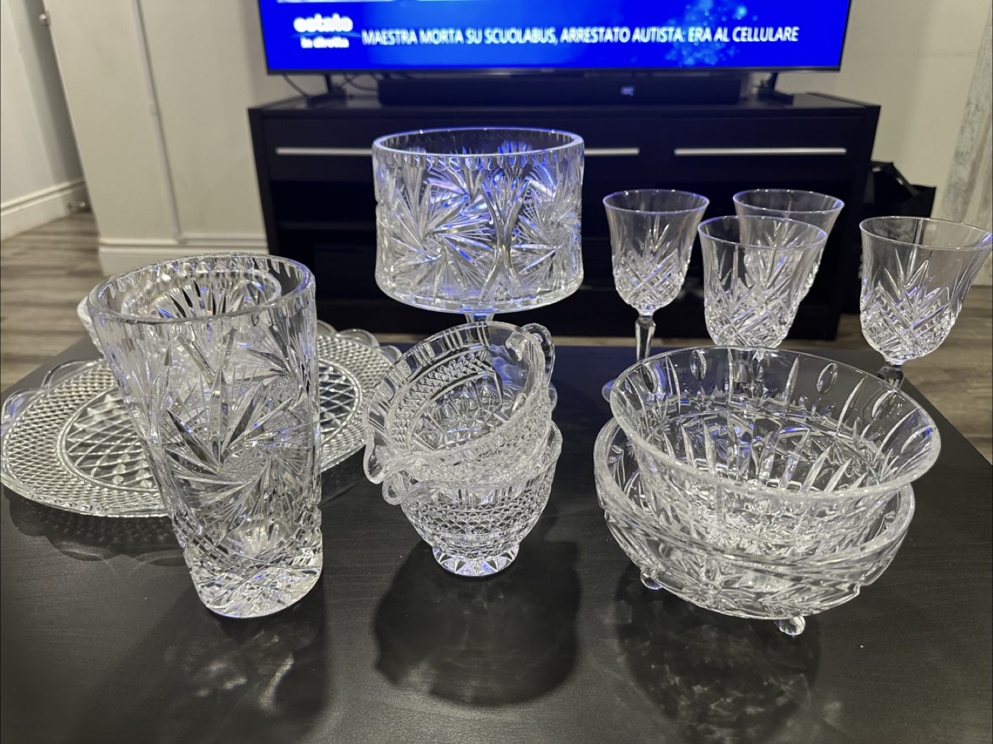 Crystal Glassware Set