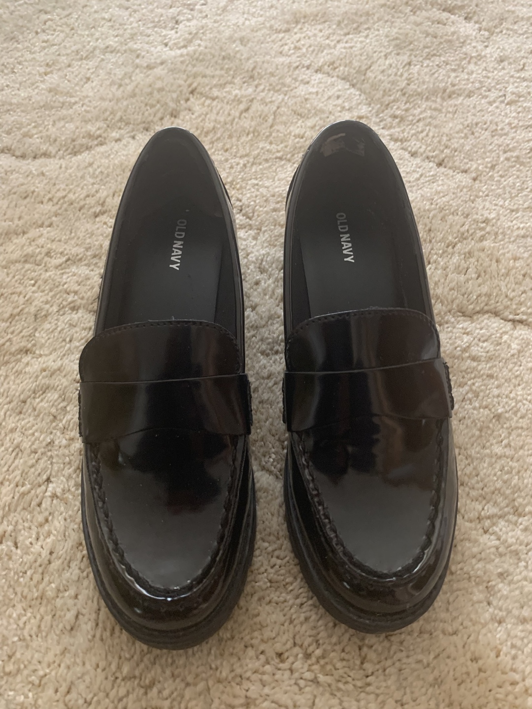 Old Navy Black Loafers - Size 8 - photo 4