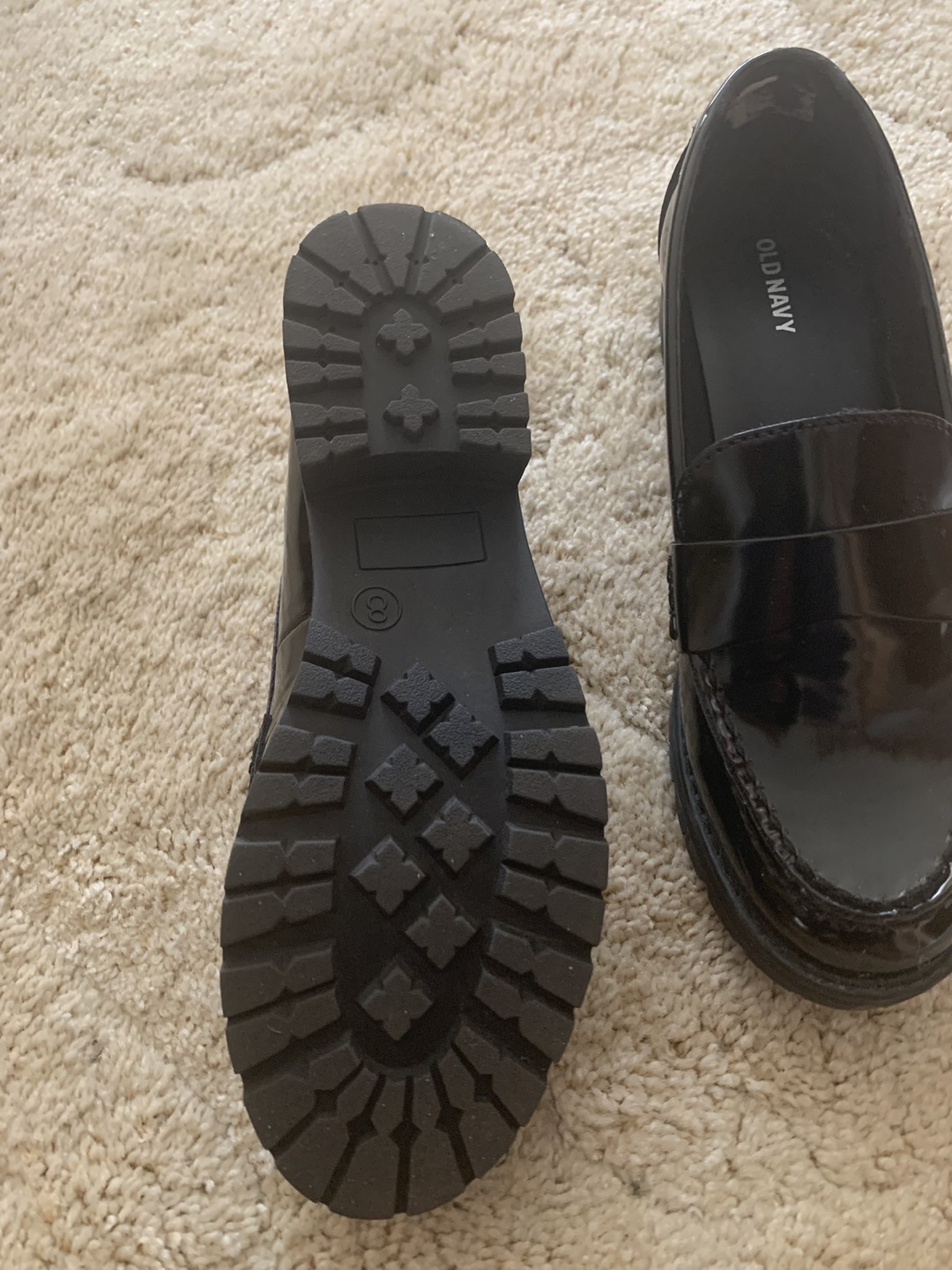 Old Navy Black Loafers - Size 8 - photo 5
