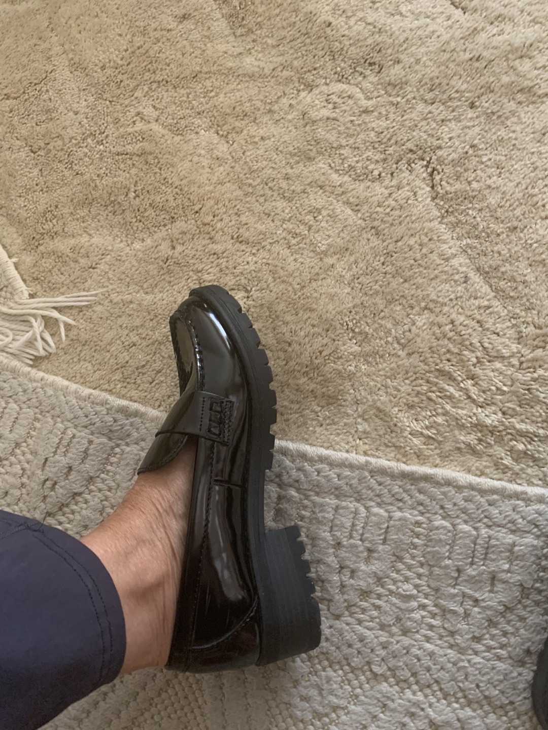 Old Navy Black Loafers - Size 8 - photo 2