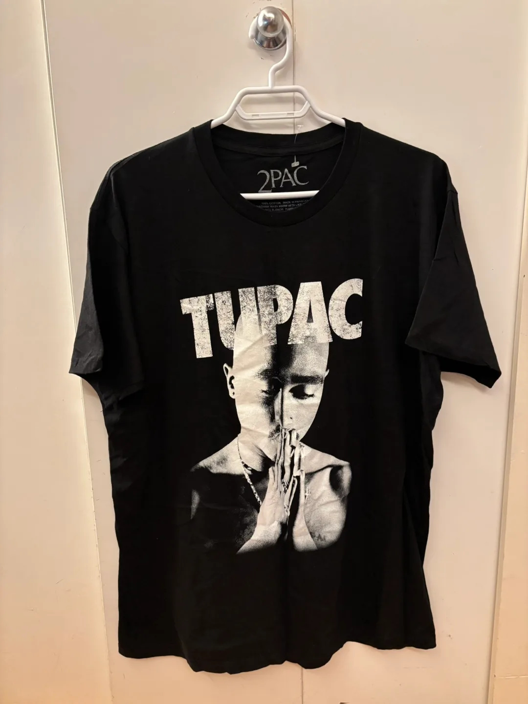 2Pac Black T-Shirt NEW thumbnail