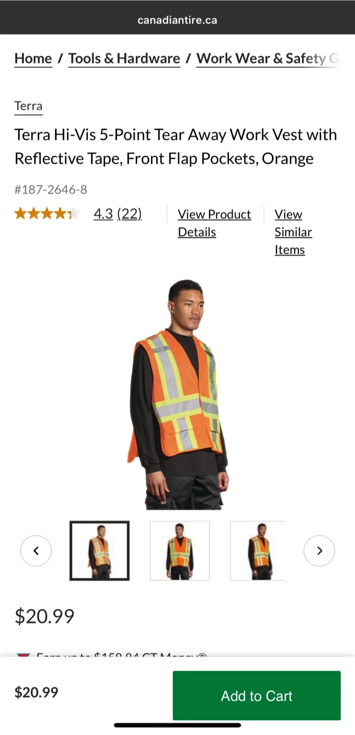 Work/ Safety Vest 🦺 NEW thumbnail