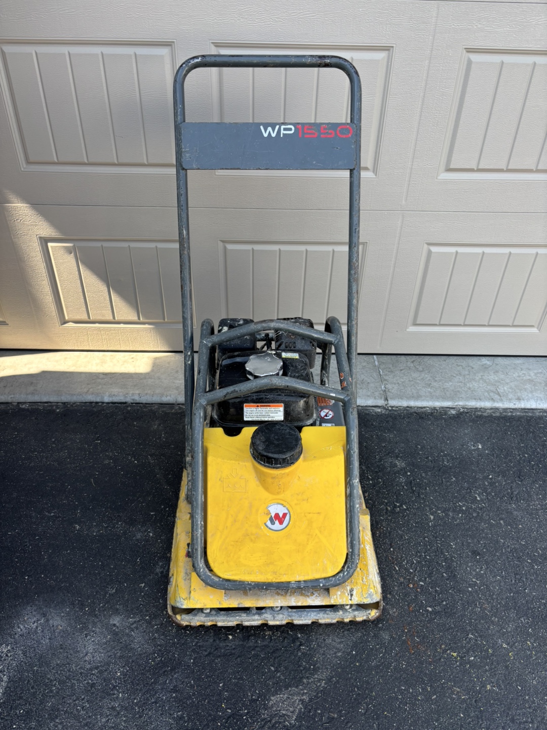 Wacker Neuson WP1550 Vibratory Plate Compactor