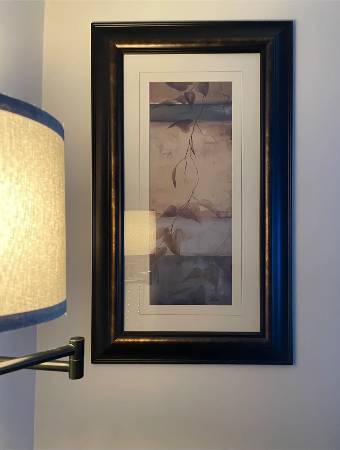 Framed Floral Print Wall Art thumbnail