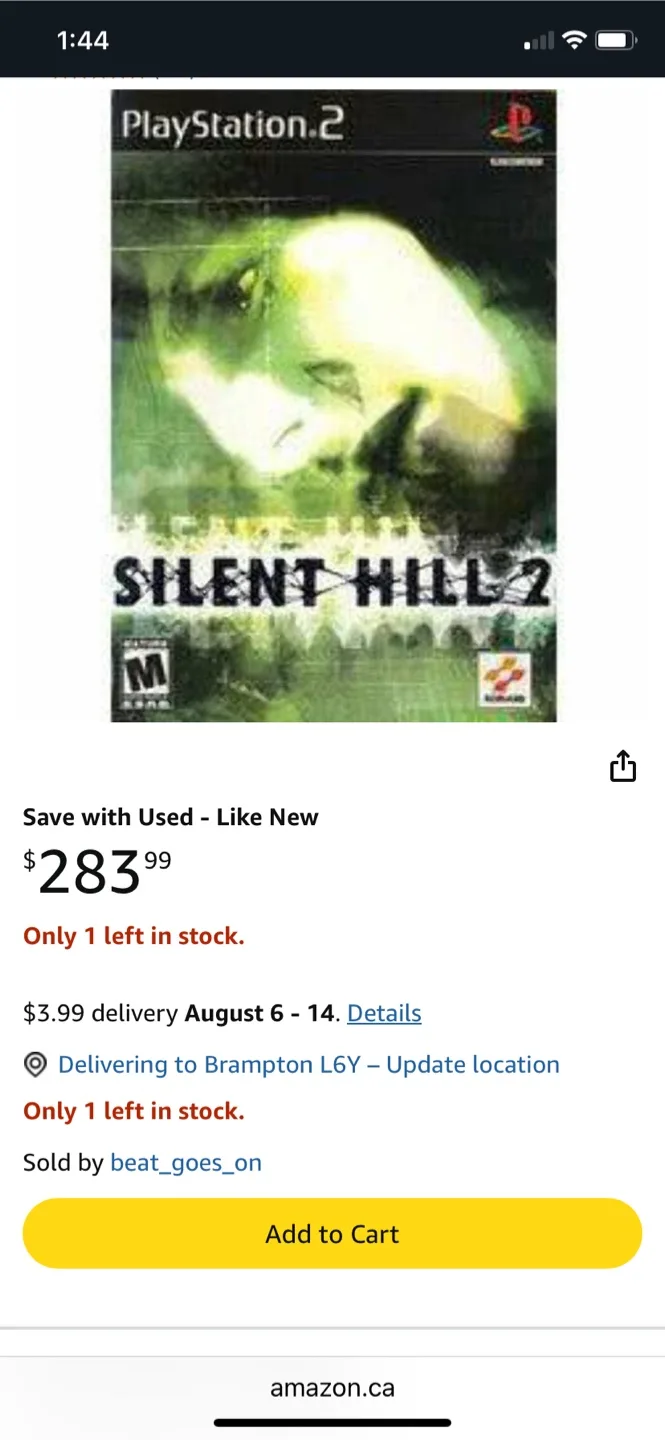 Silent Hill 2 - Playstation 2 thumbnail