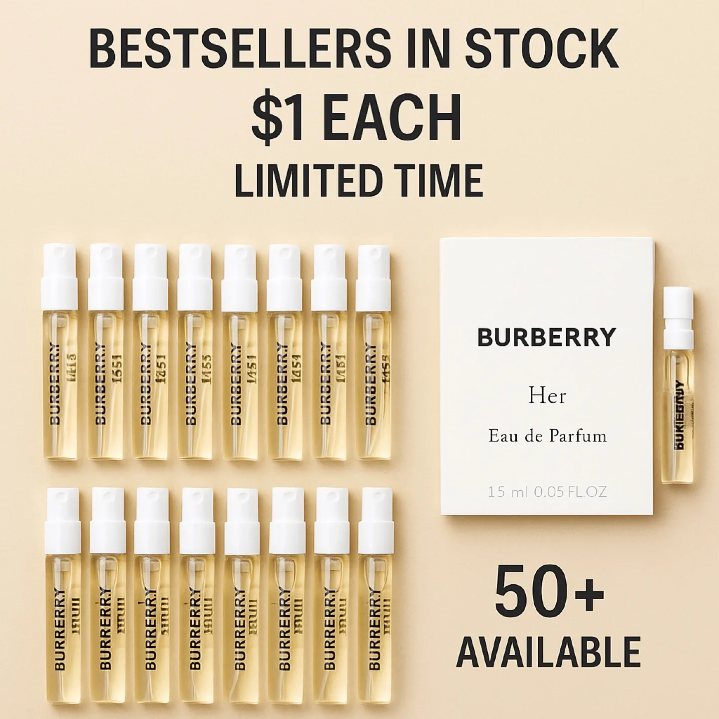 Burberry Her Eau de Parfum Sample (15ml) thumbnail