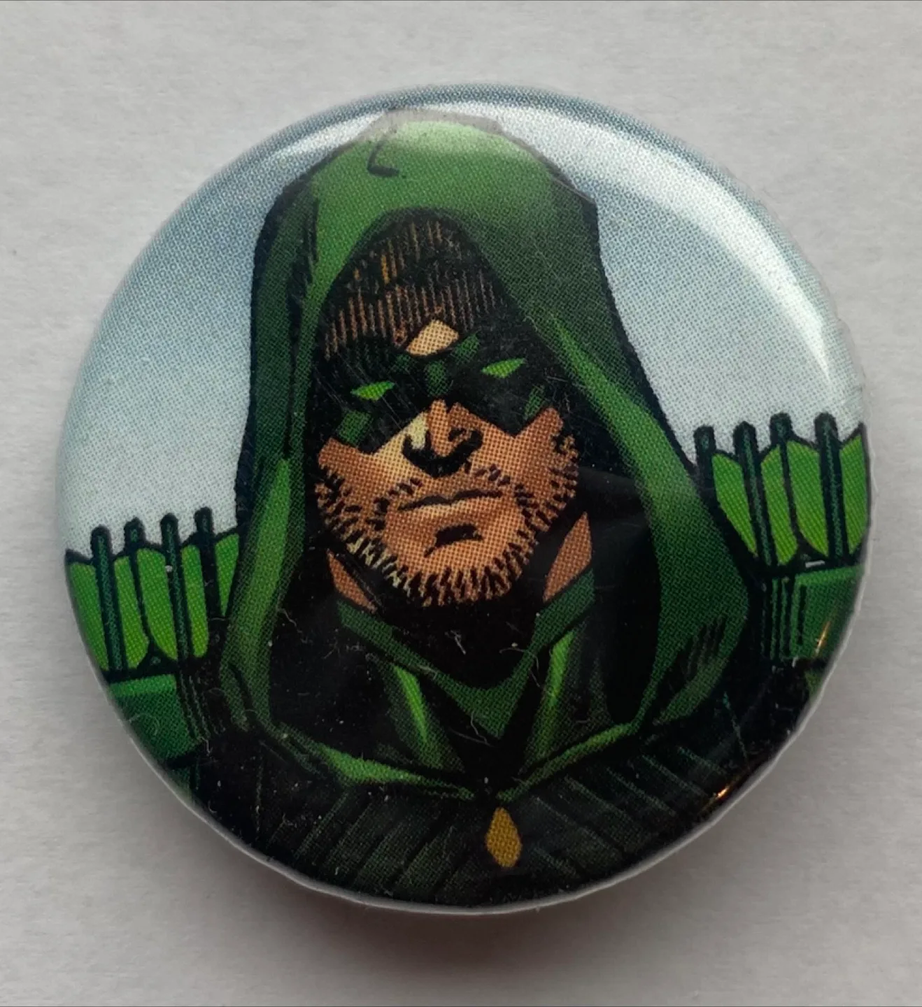 Green Arrow pin-back button thumbnail