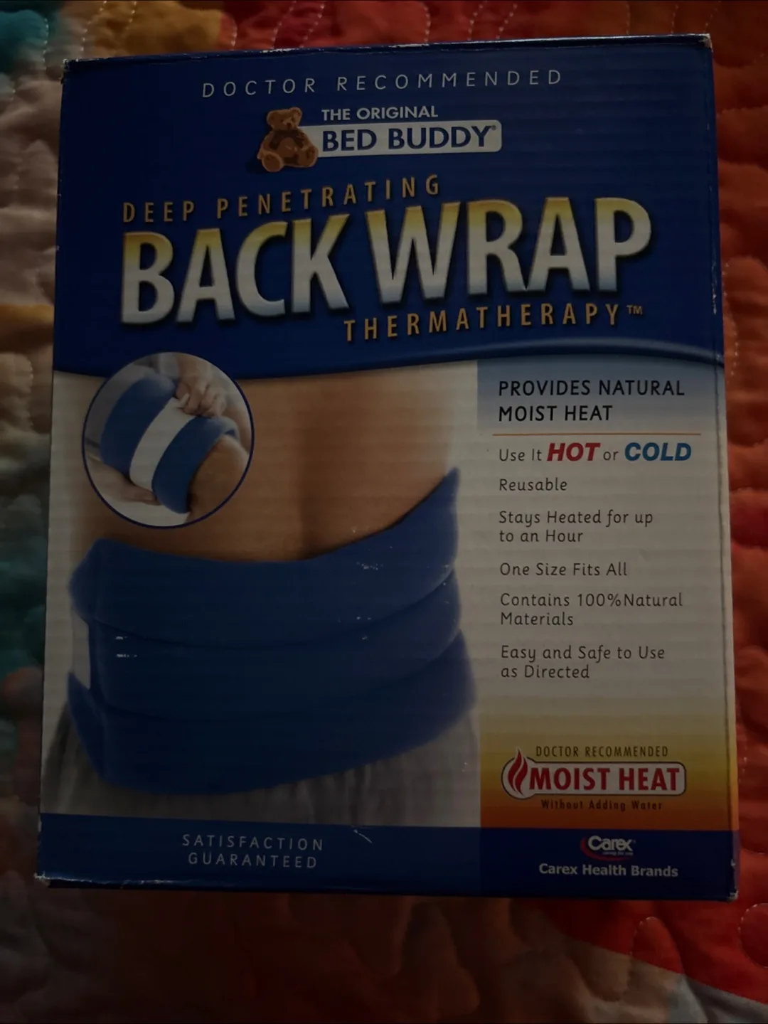 Bed Buddy Back Wrap - Deep Penetrating Thermatherapy thumbnail