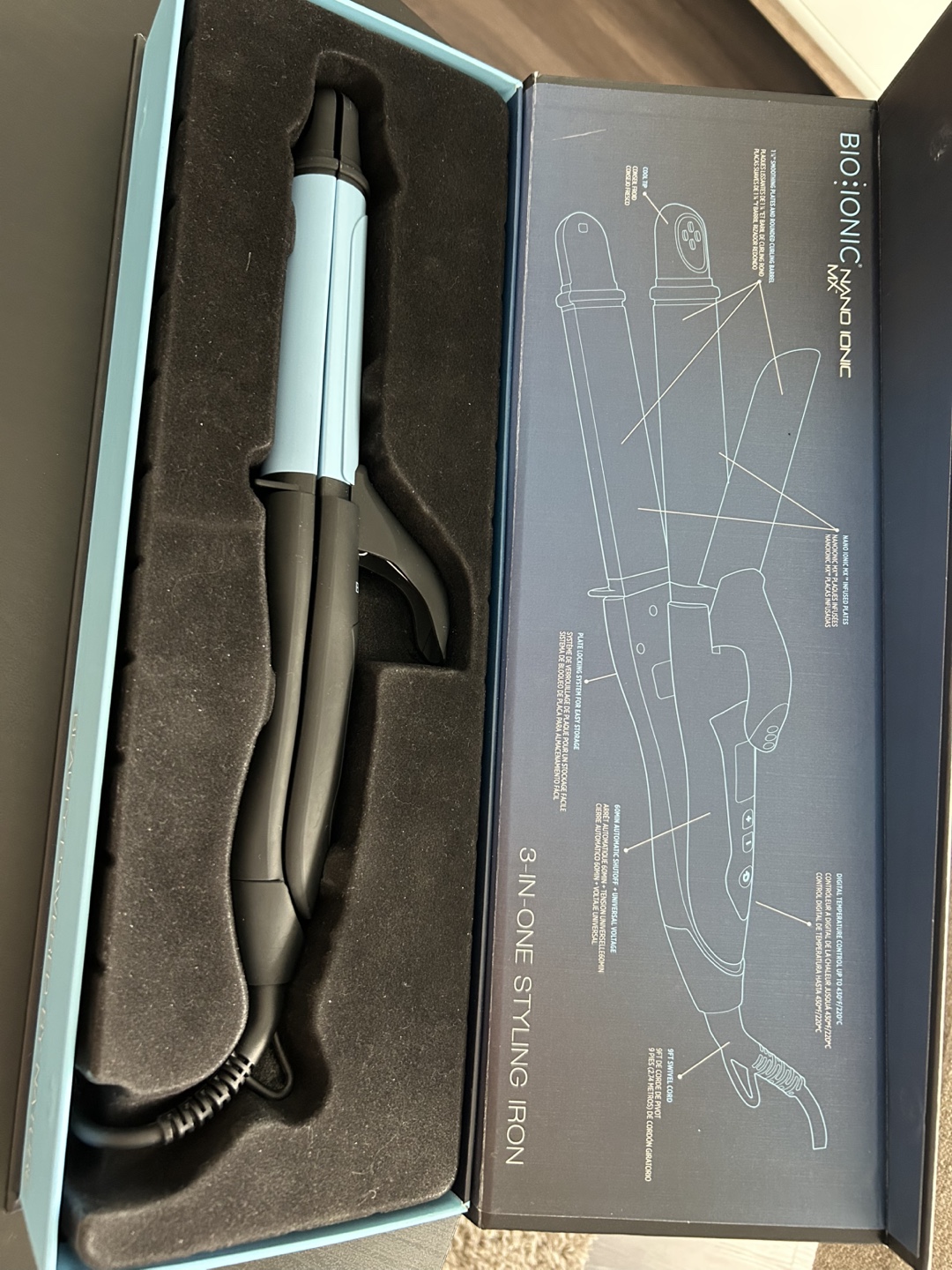 BIO IONIC Nano Ionic MX 3-in-1 Styling Iron - photo 2