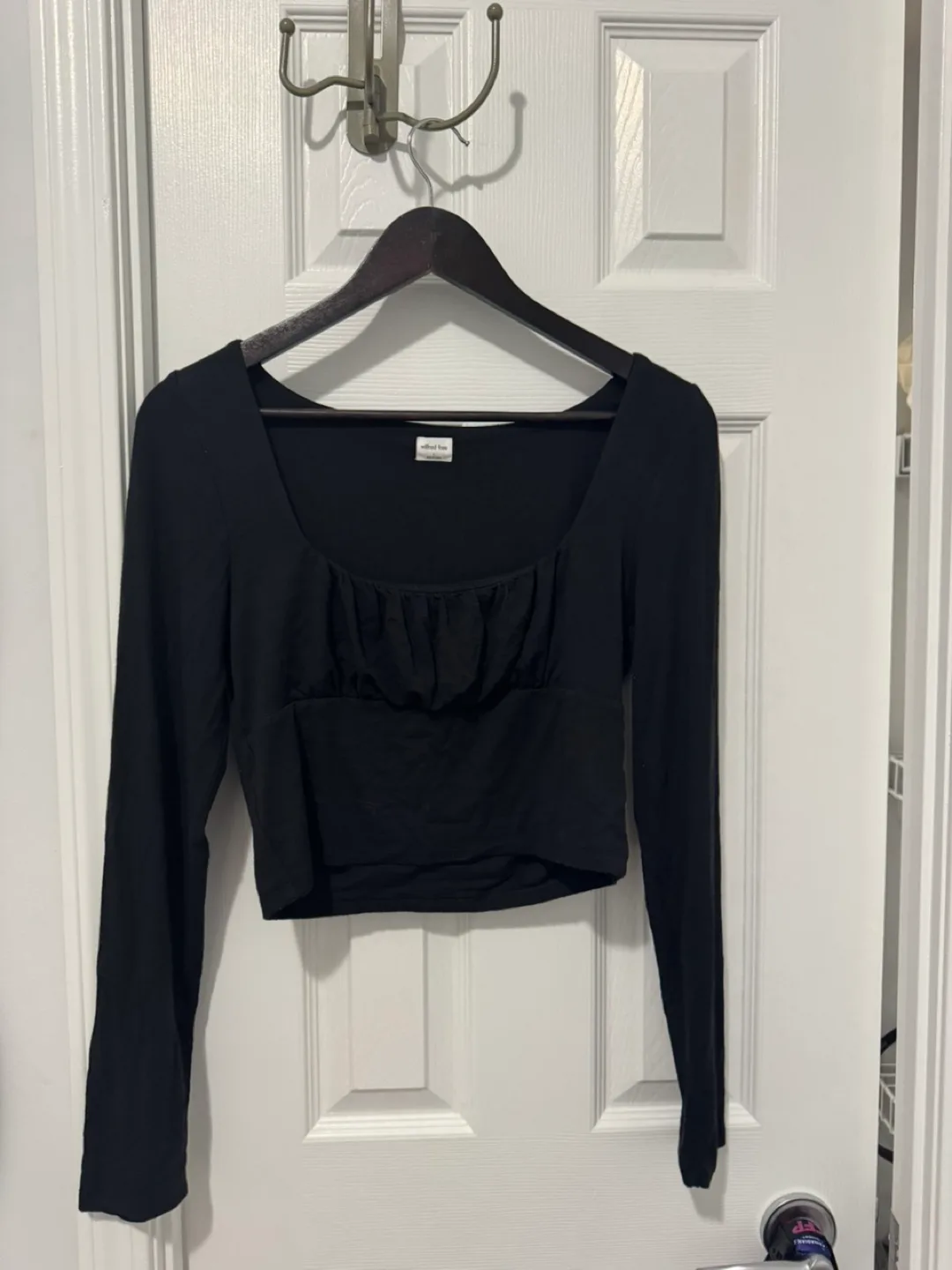 Wilfred Black Long Sleeve Top - Size L thumbnail