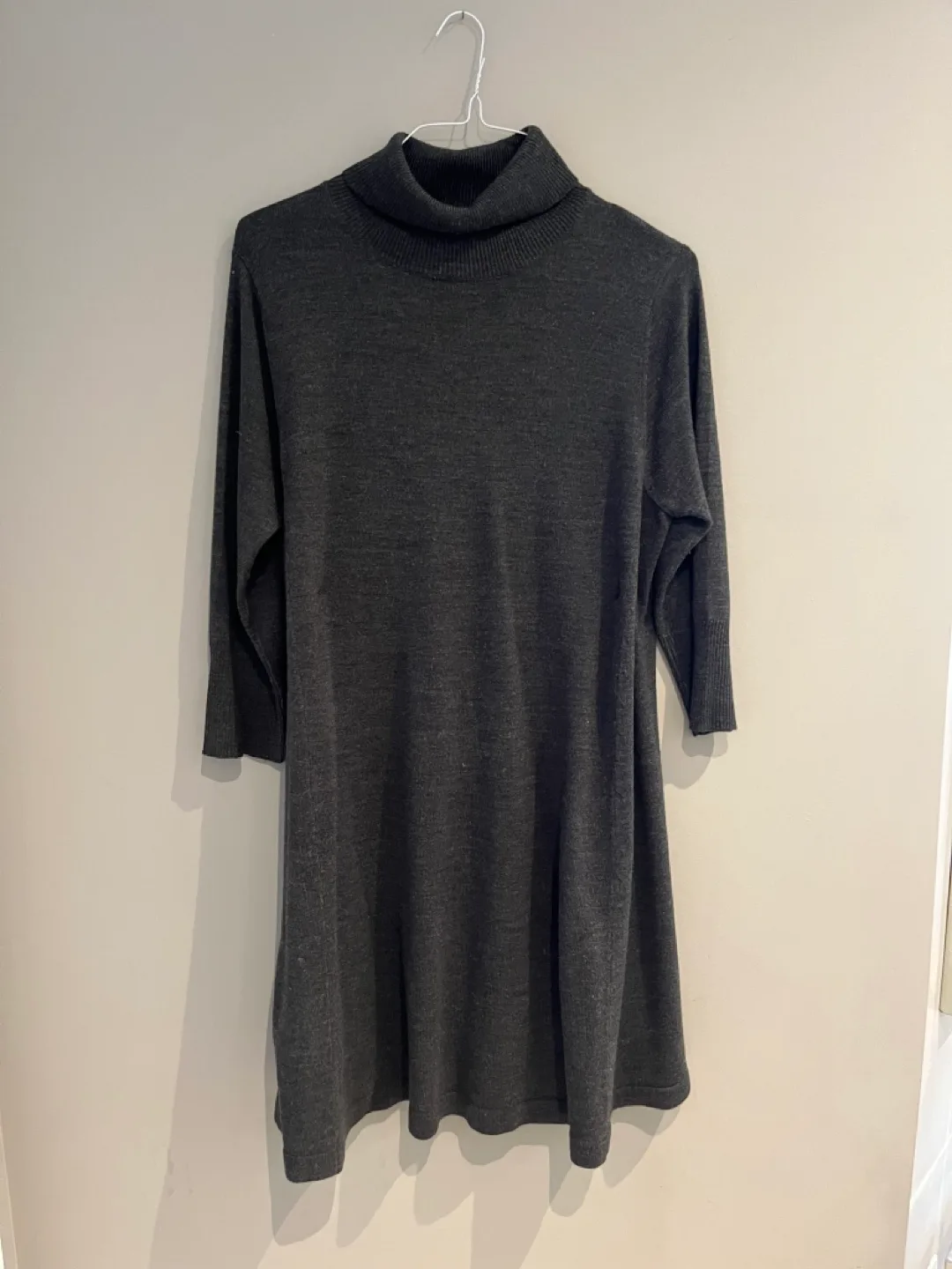 Womens Grey Turtleneck Dress size XL thumbnail