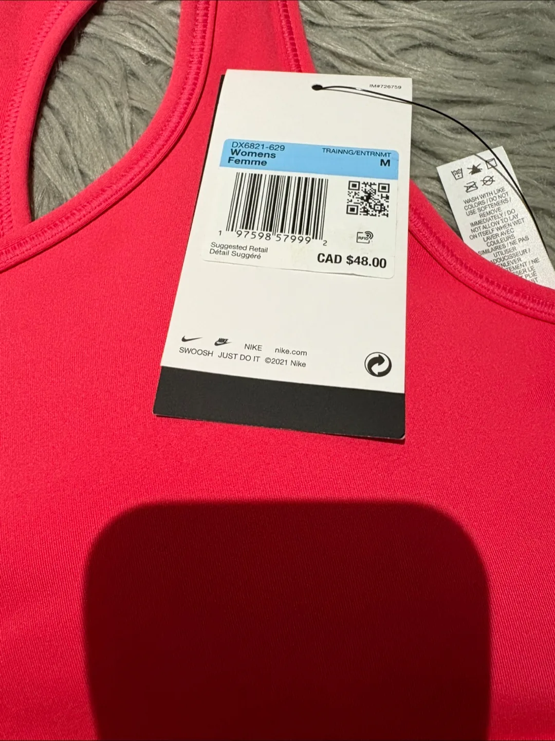 Nike Women's Training Sports Bra - Size M image indicator(3)