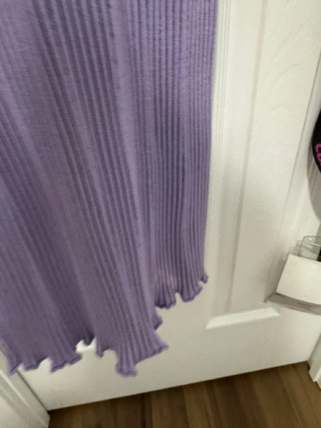 Zara Lilac Ribbed Sleeveless Dress image indicator(7)